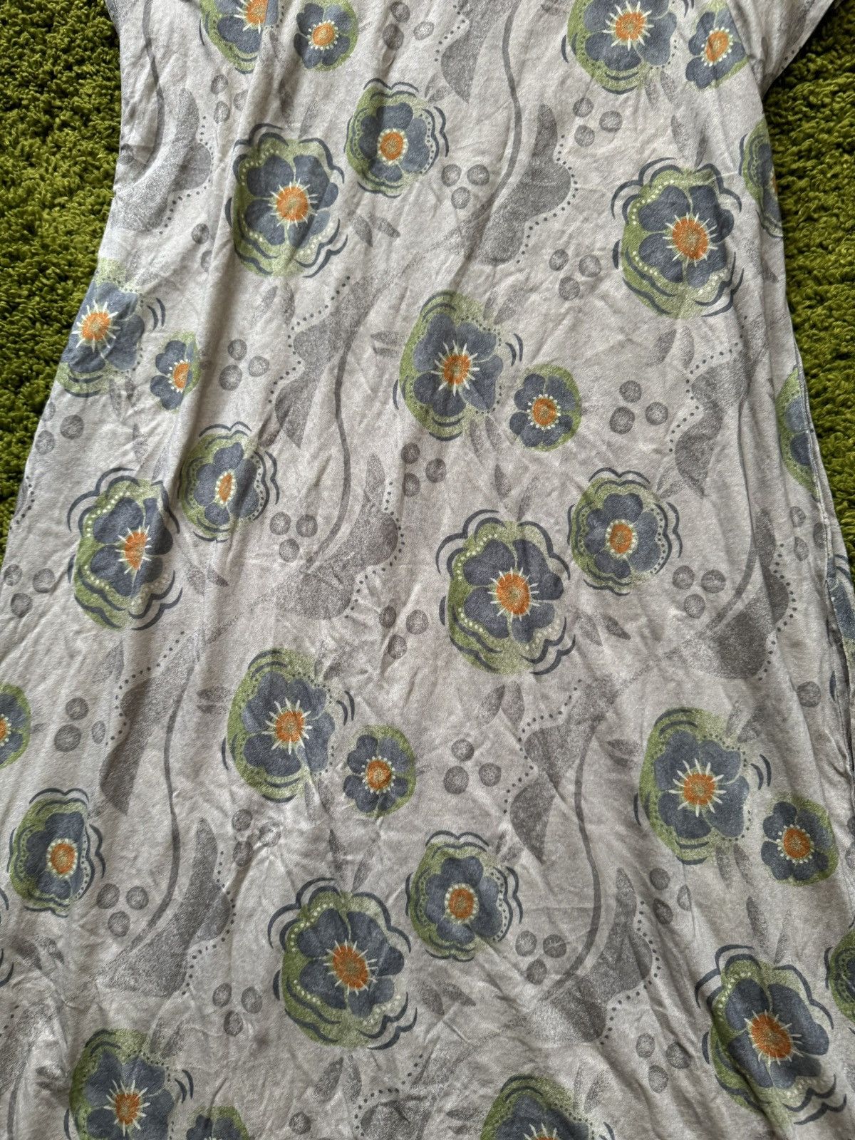 Designer Gudrun Sjoden avant Garde floral pattern dress Size S / US 4 / IT 40 - 7 Thumbnail