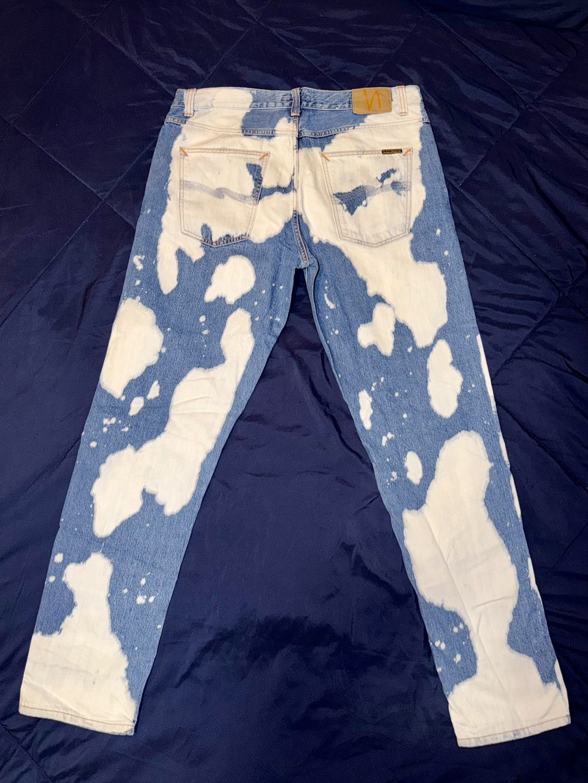 Nudie Jeans Nudie Jeans, Blue Steady Eddie II Jeans Tie Dye Size US 36 / EU 52 - 7 Thumbnail