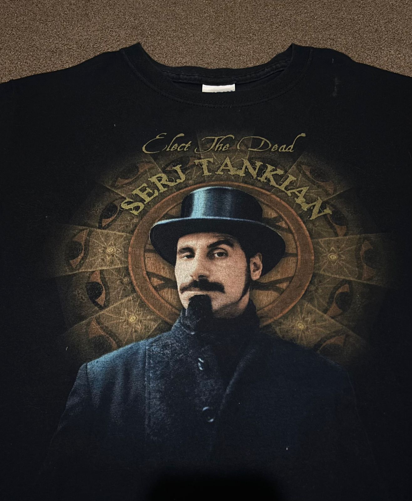 Band Tees Vintage Y2K 2007 Serj Tankian Elect The Dead SOAD Size US S / EU 44-46 / 1 - 1 Thumbnail