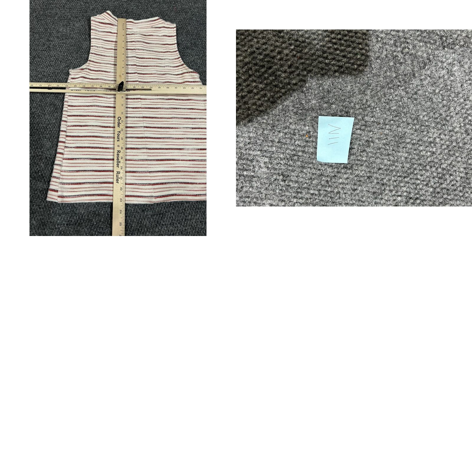 Vintage Ann Taylor tank top Womens Small white red navy striped casual knit factory Size S / US 4 / IT 40 - 8 Thumbnail