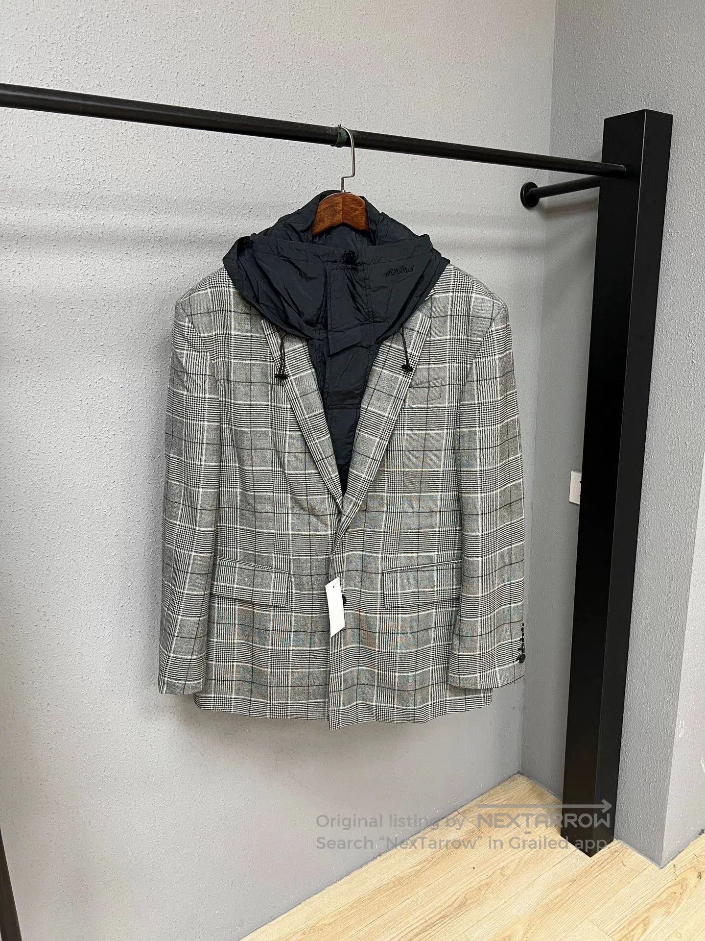 Juun.J juun.j blazer with detachable hood. Size US L / EU 52-54 / 3 - 1 Thumbnail