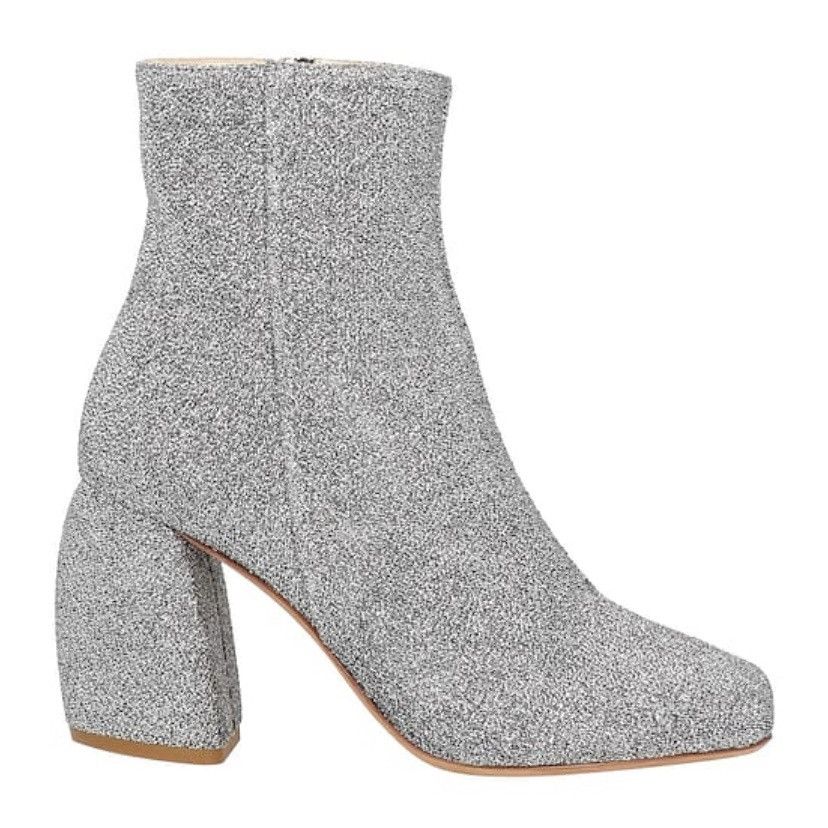 Tibi Tibi 2019 Bronson Leather Boots In Silver Size US 6 / IT 36 - 1 Thumbnail