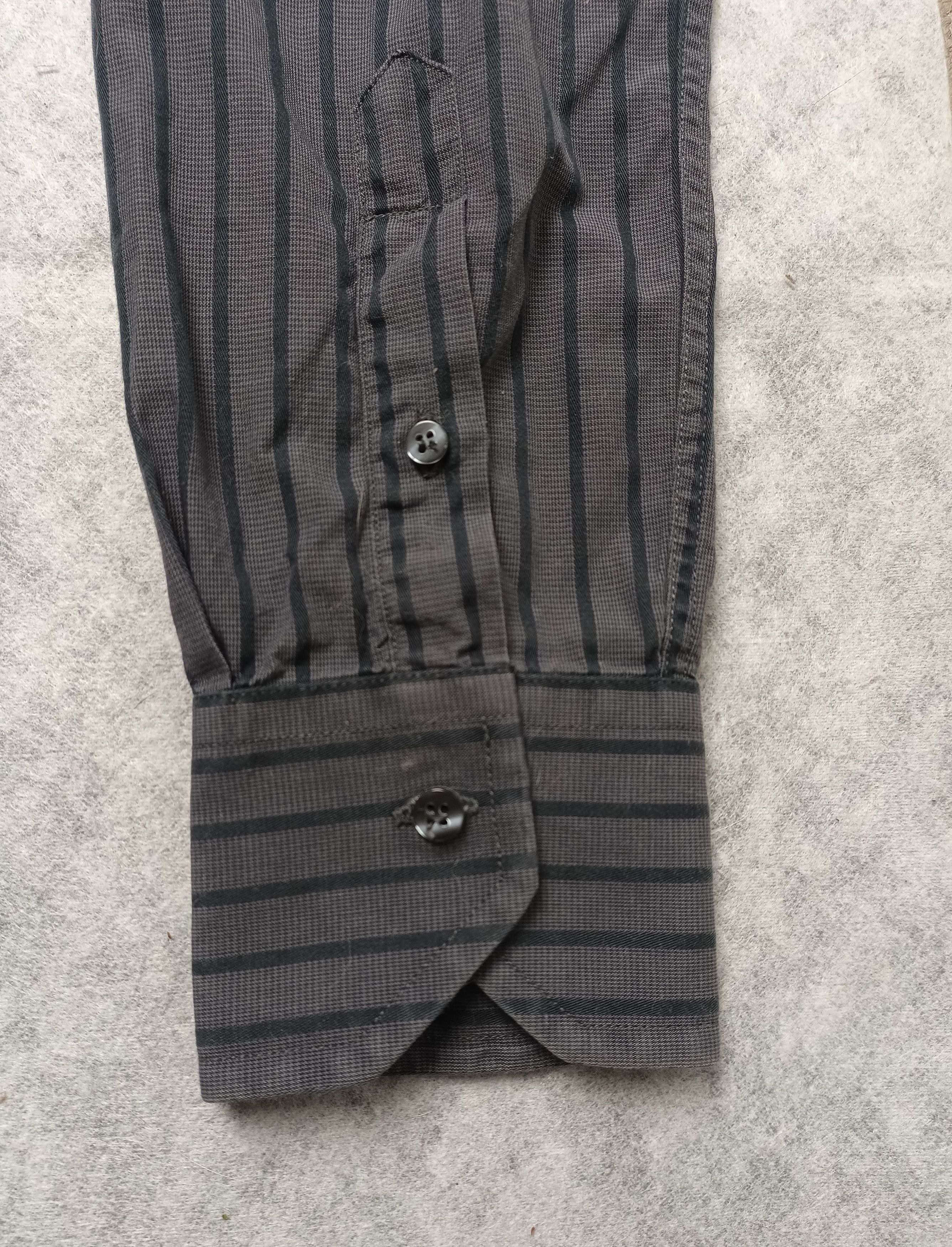 Romeo Gigli Romeo Gigli Slim Fit Black Button Down Shirt Sz 15.5 / 39 Size US M / EU 48-50 / 2 - 5 Thumbnail