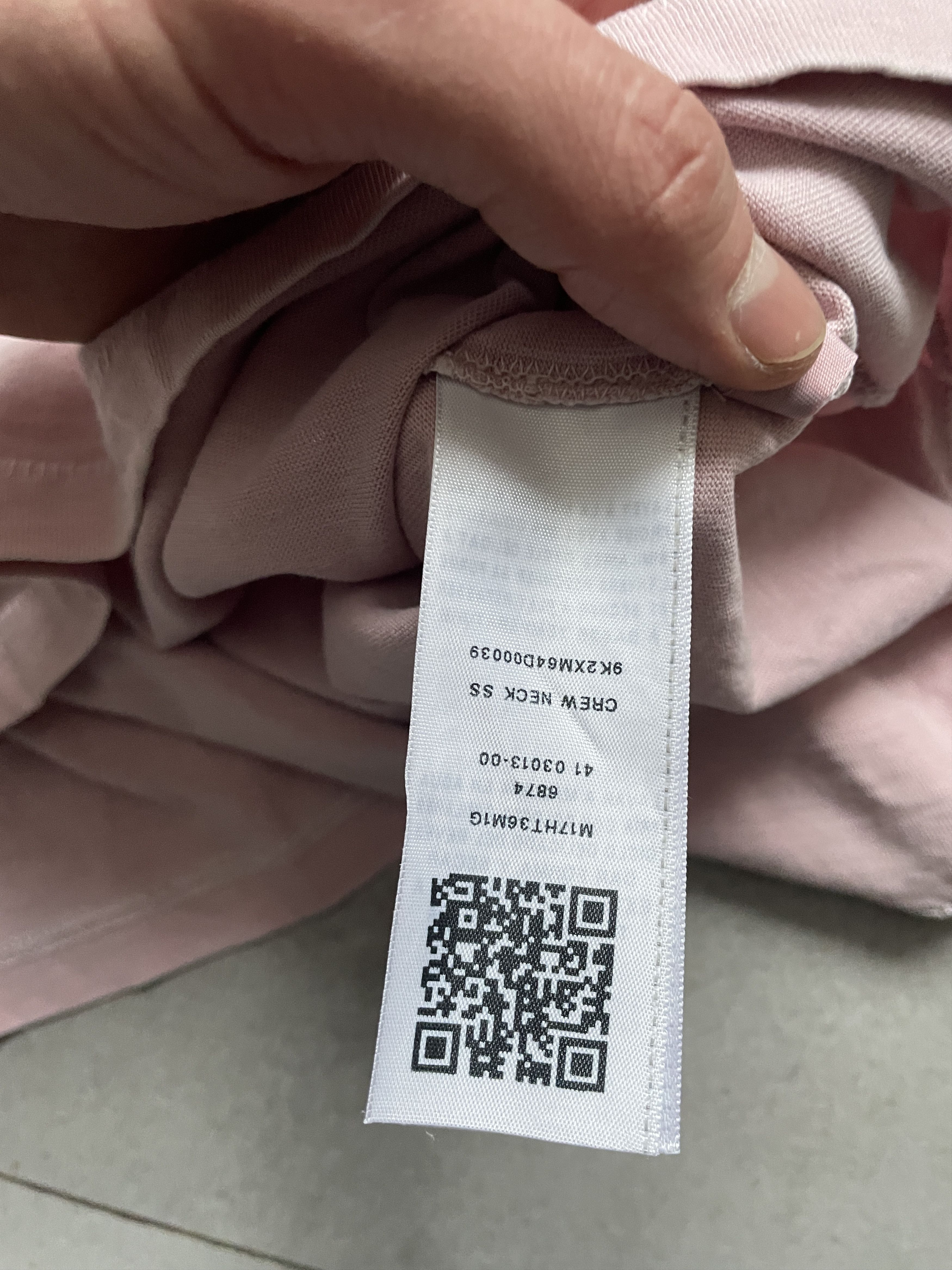 True Religion Y2K TRUE RELIGION WASHED LIGHT PINK STITCHED TEE Size US XXL / EU 58 / 5 - 4 Thumbnail