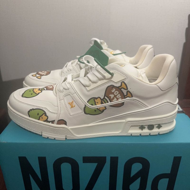 Louis Vuitton Nigo x Louis Vuitton Trainer Low-top Sneakers 0079 Size US 9 / EU 42 - 1 Thumbnail