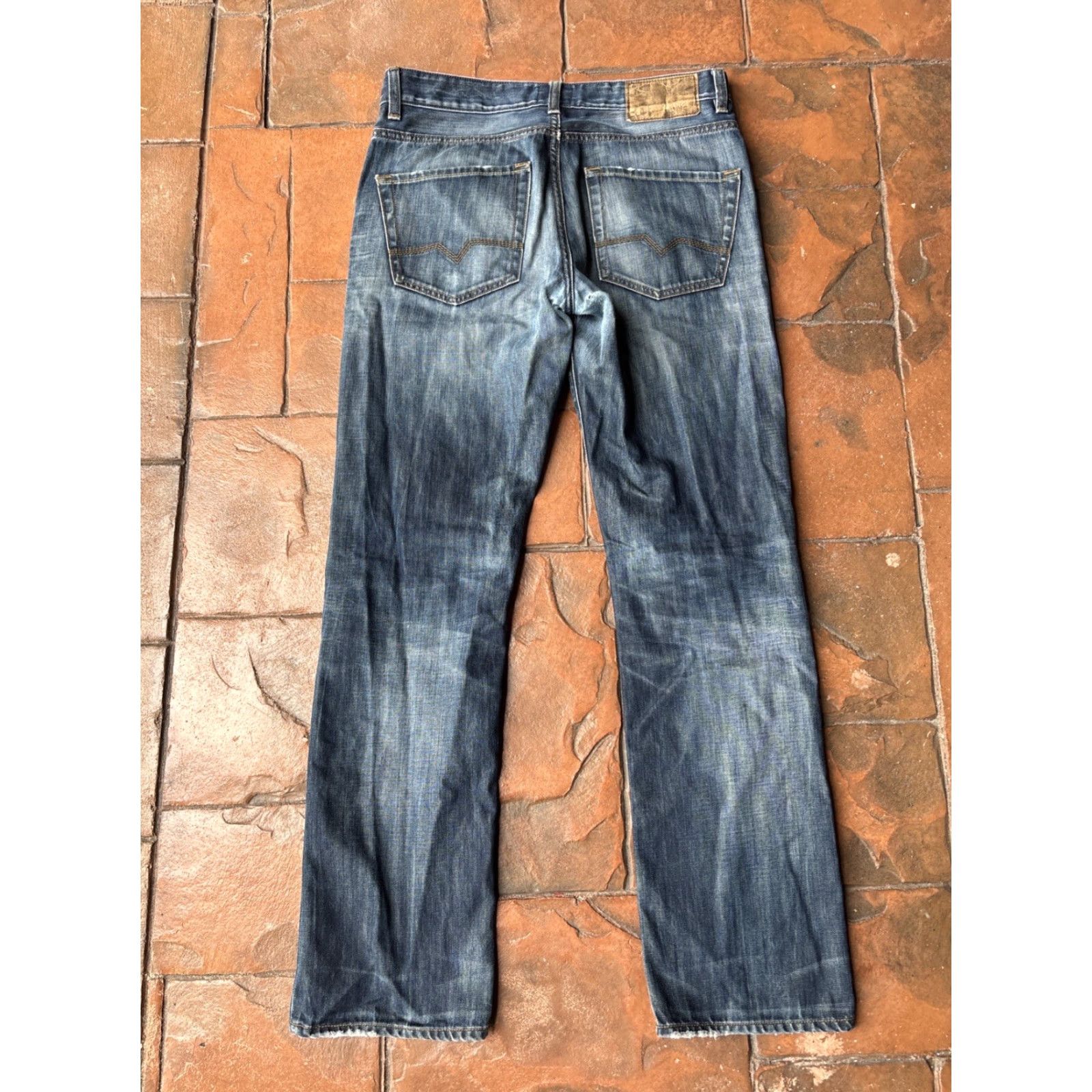 Hugo Boss Boss Orange Hugo Boss Denim Jeans Regular Fit Distressed 31x32 Jeans Men’s 31 32 Denim Distressed Button Logo Casual Straight Mid Rise | Mens Size US 31 - 4 Thumbnail
