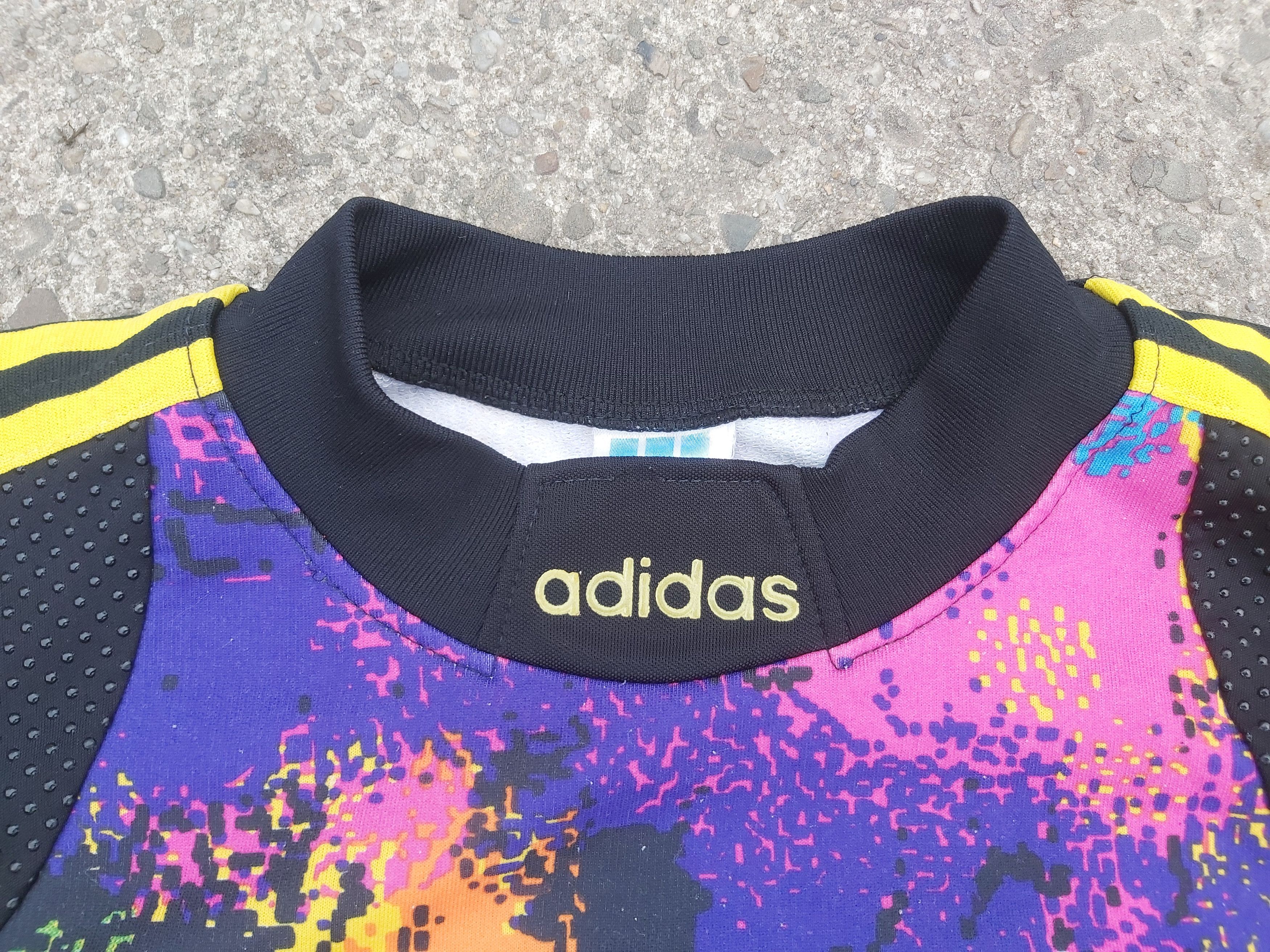 Adidas × Vintage rare Vintage 90s Adidas Goalkeeper Soccer Jersey #1 Size US M / EU 48-50 / 2 - 17 Thumbnail