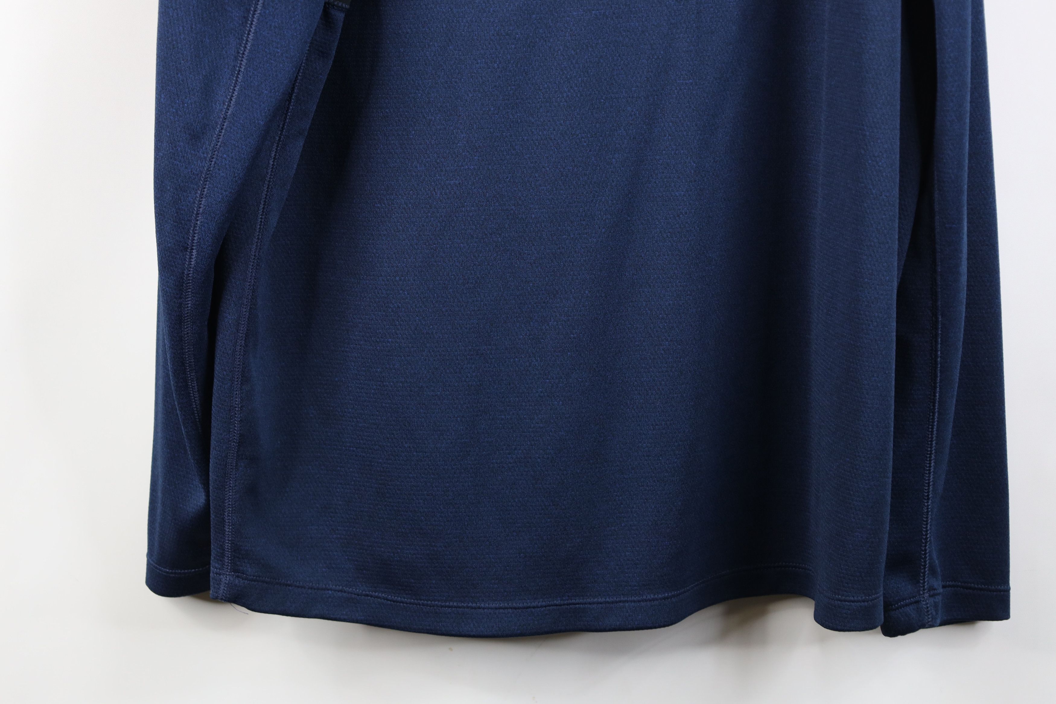 Nike Nike Golf Golfing Thermal Knit 1/4 Zip Pullover Jacket Blue Size US L / EU 52-54 / 3 - 14 Thumbnail