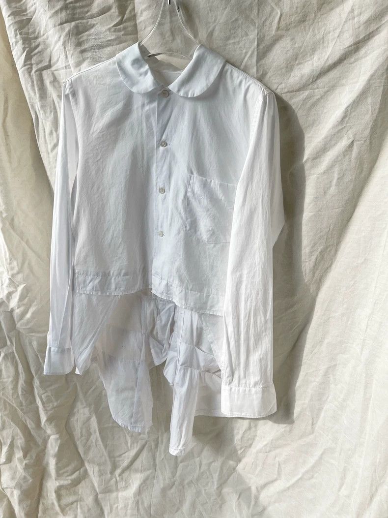Comme des Garcons Comme Des Garcons Long Sleeve Shirt Gold Ingot Neck Top wi Size S / US 4 / IT 40 - 2 Thumbnail