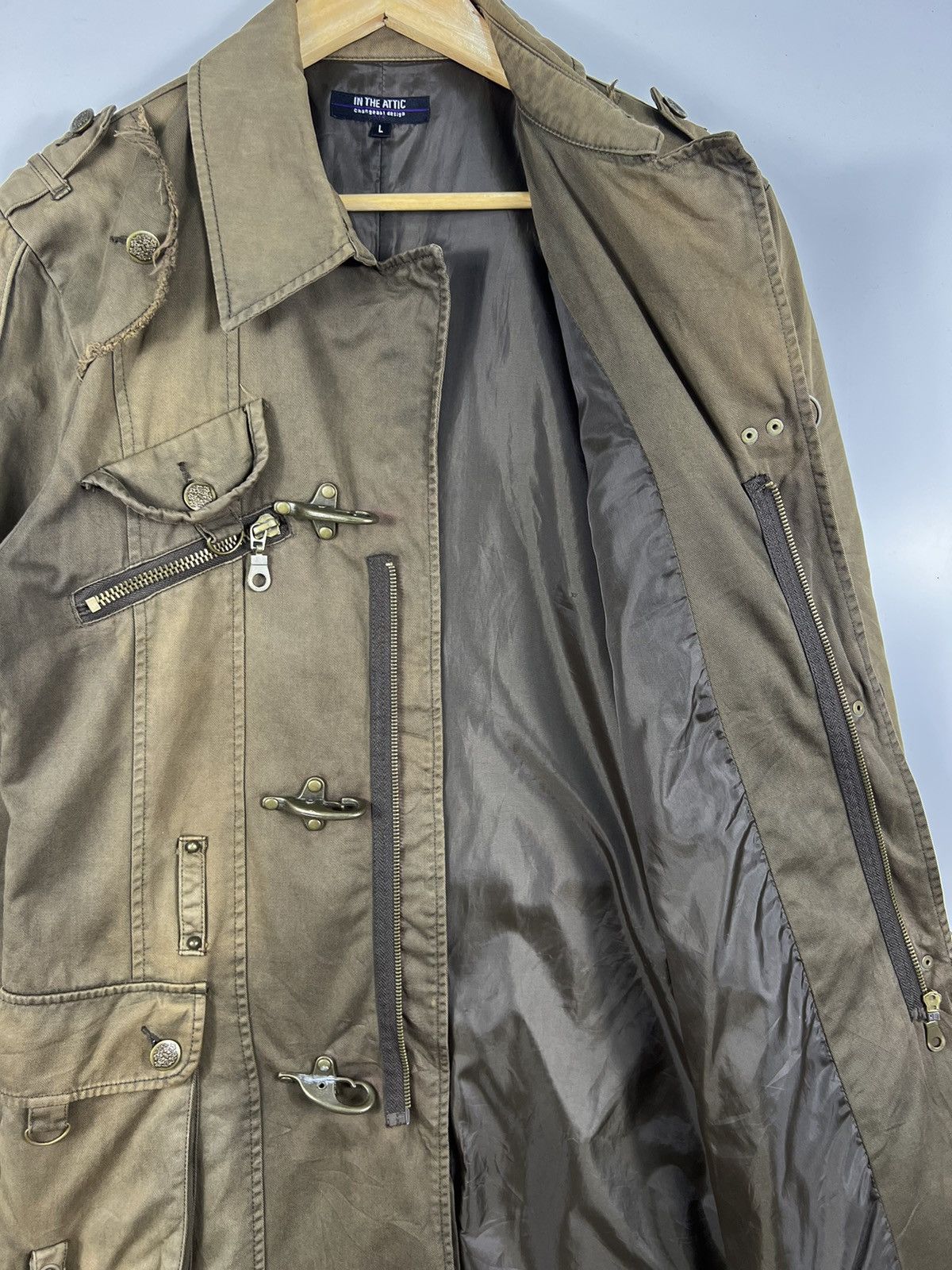 If Six Was Nine 🔥BONDAGE IN THE ATTIC changeabi design DISTRESS belt parka Size M / US 6-8 / IT 42-44 - 10 Thumbnail