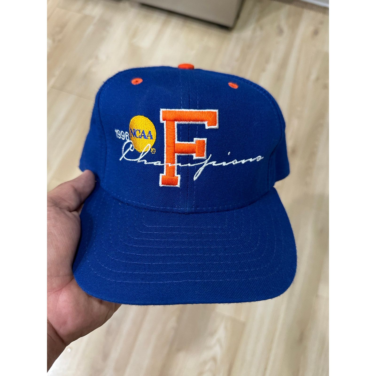 New Era Vtg Florida Gators 1996 NCAA National Champions New Hat Size ONE SIZE - 1 Thumbnail