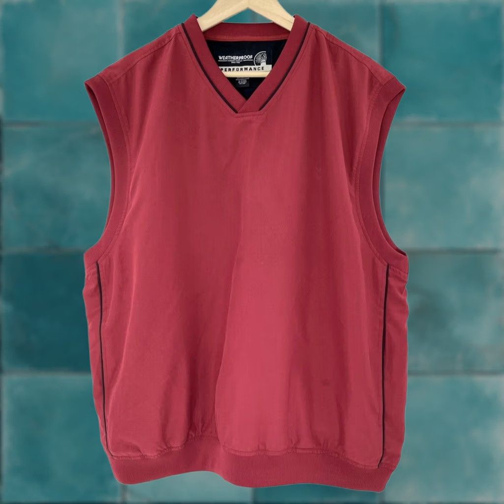 Weatherproof Weatherproof Men’s Red Vest Pullover Outdoor Golf Casual Size L Size US L / EU 52-54 / 3 - 1 Thumbnail