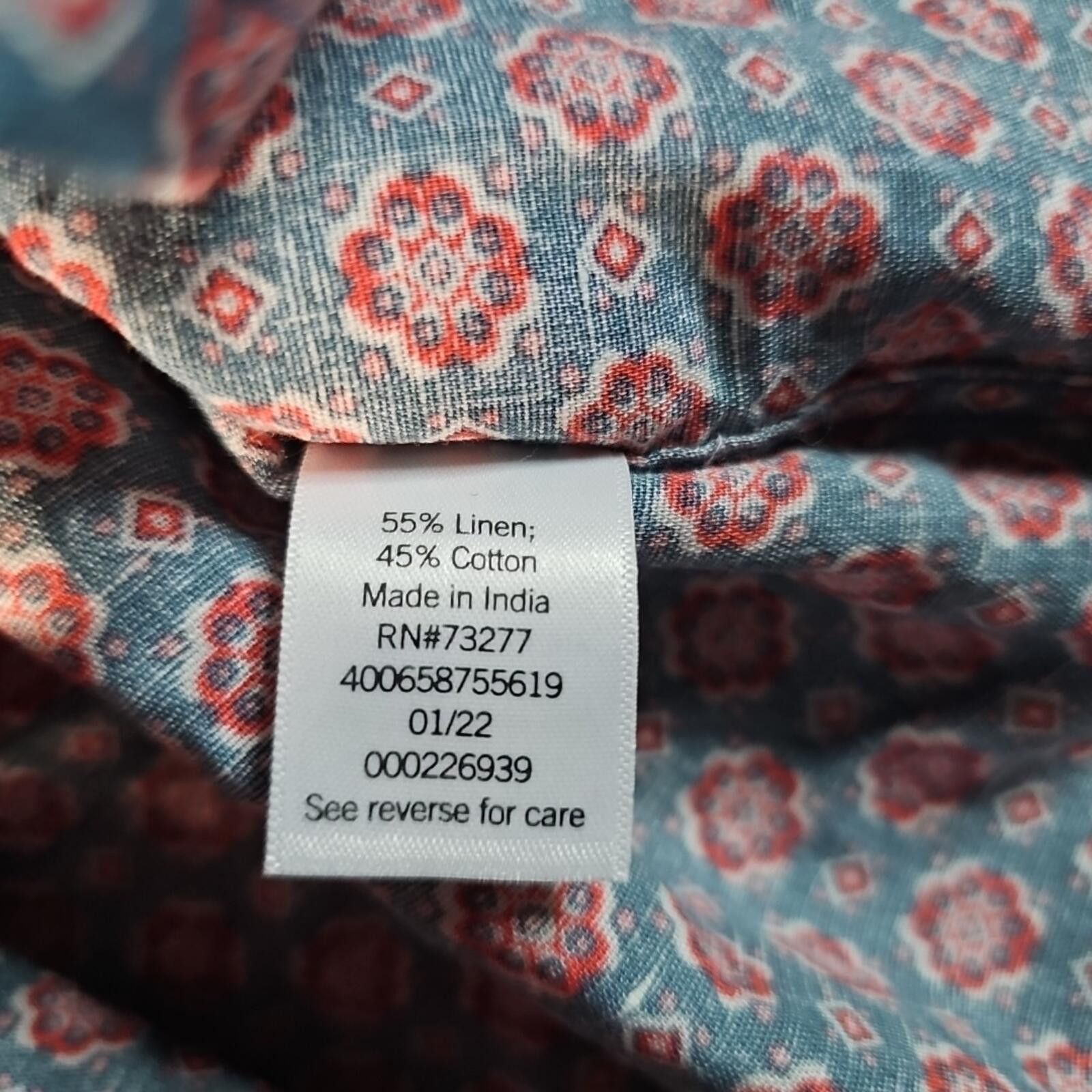 Sonoma Sonoma The Camp Shirt S NWT Linen button Up Size US S / EU 44-46 / 1 - 6 Thumbnail