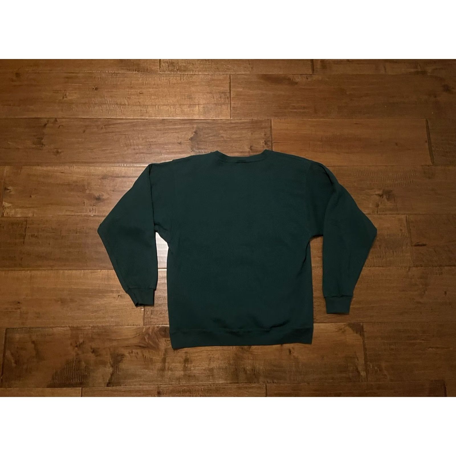 Planet Hollywood VINTAGE Planet Hollywood Sweatshirt Green Crewneck USA 90s Adult Large Unisex Mens Womens Regular Size L Centered Front Embroidered Lettering Size US L / EU 52-54 / 3 - 5 Thumbnail