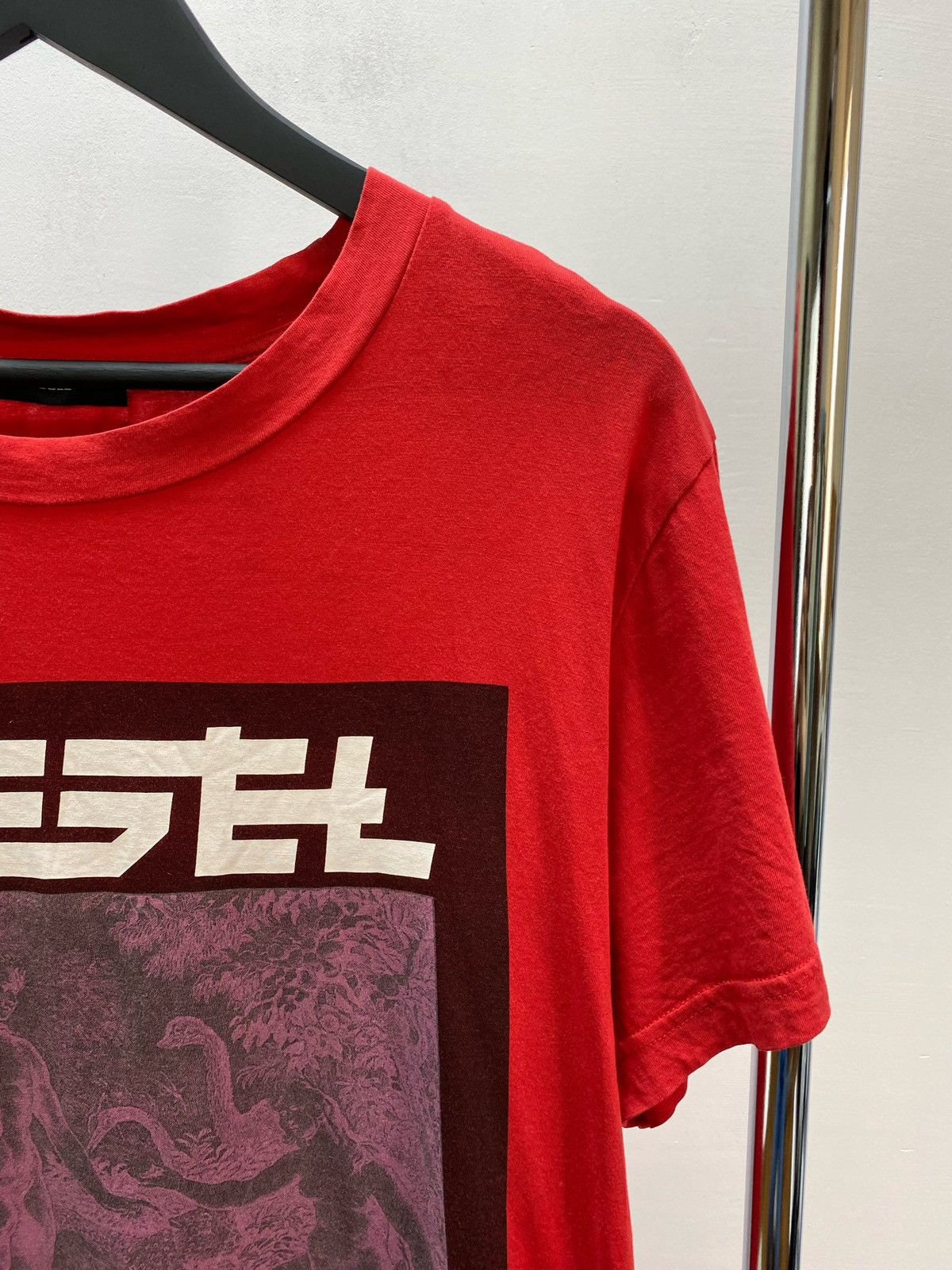 Diesel × Vintage Y2K Diesel Adam and Eve T Shirt Size US XS / EU 42 / 0 - 4 Thumbnail
