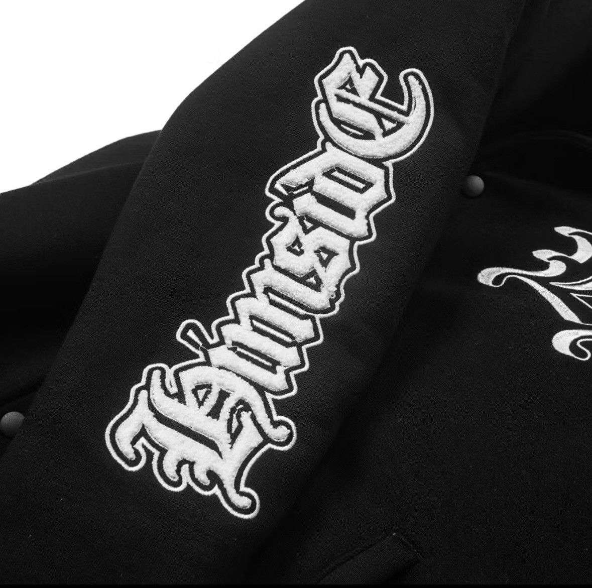 Other Kuro black varsity jacket streetwear Size US L / EU 52-54 / 3 - 5 Thumbnail