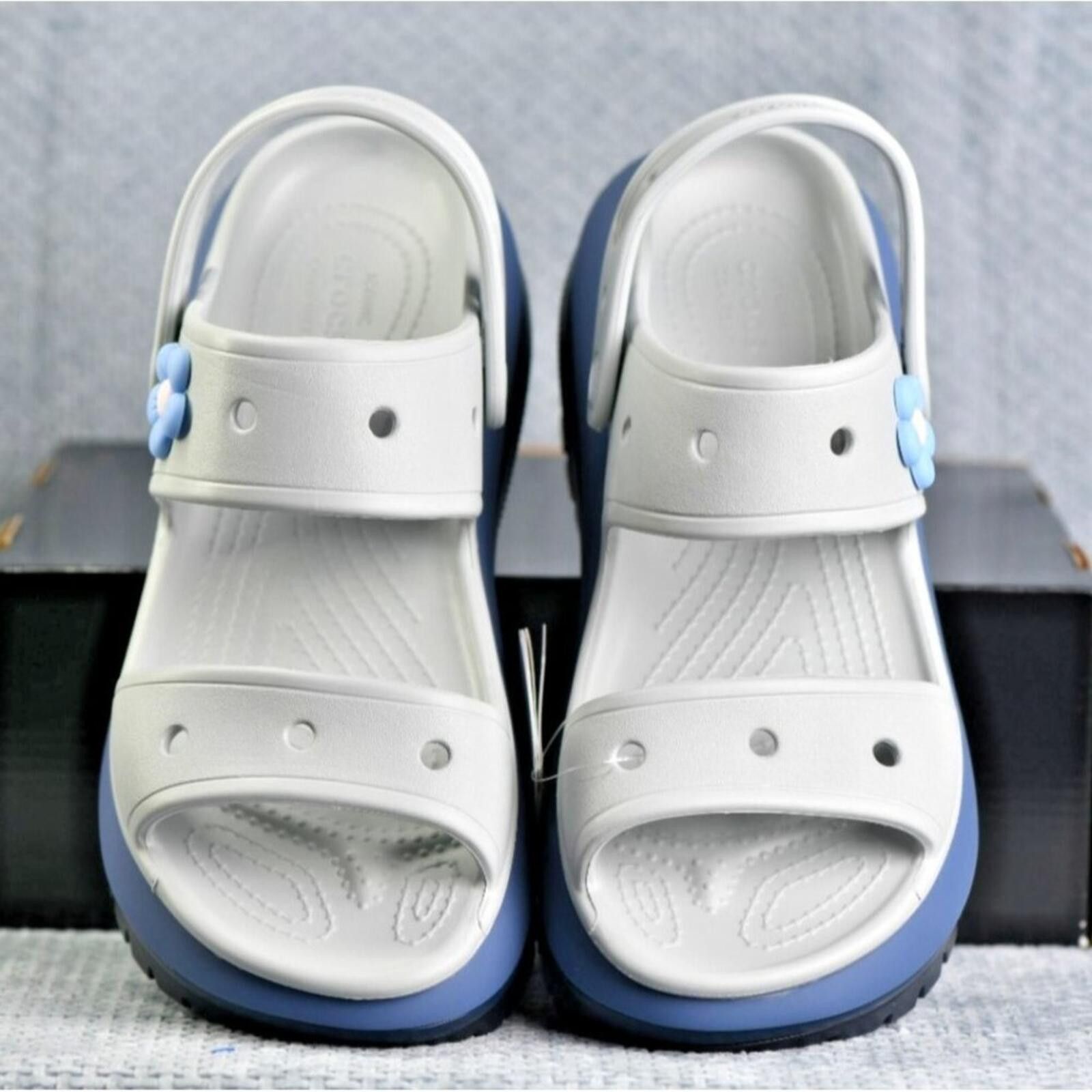 Crocs Crocs Classic Mega Crush Matte Sandal | Mirage/Multi Size US 9 / IT 39 - 12 Thumbnail