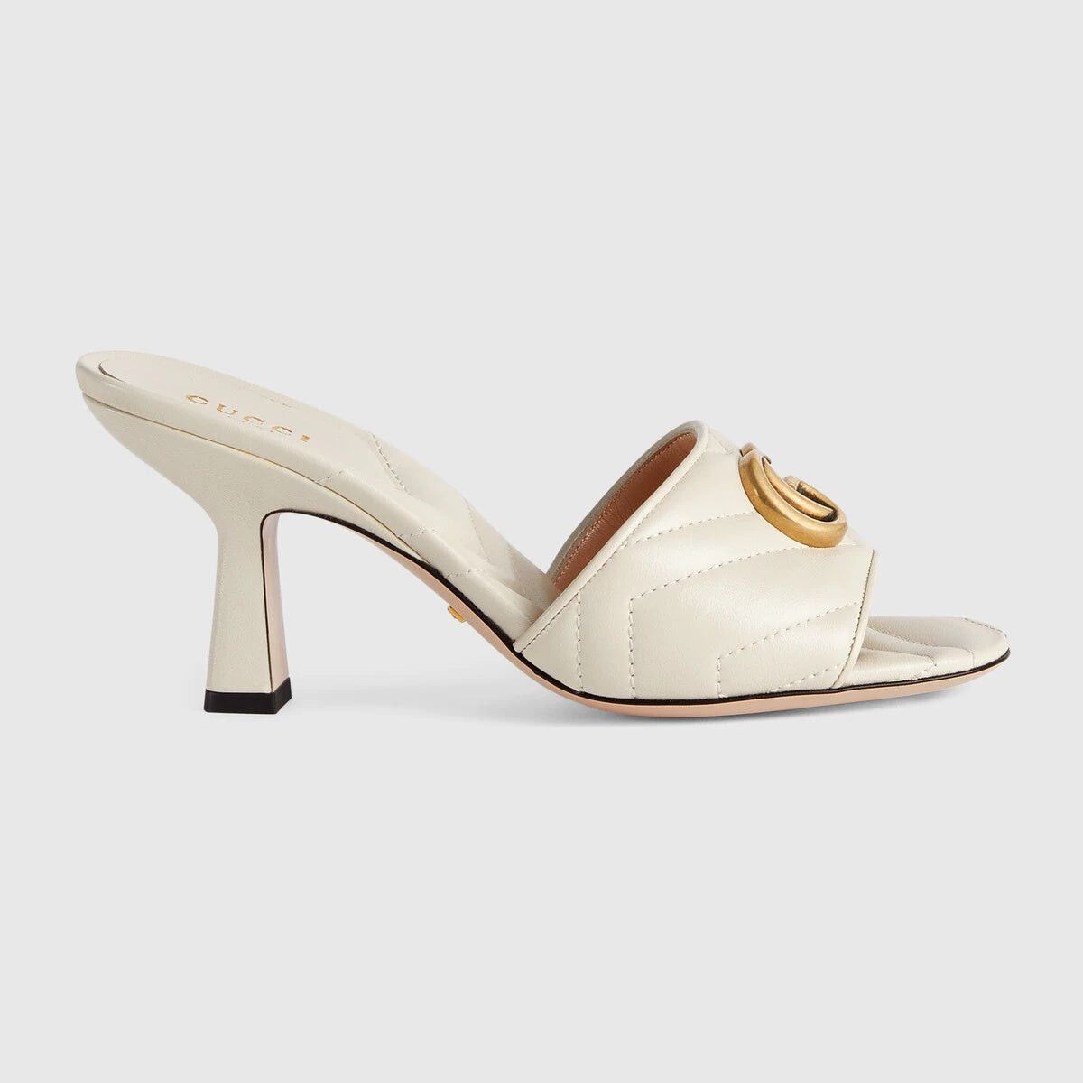 Gucci Double G Marmont Slide Sandals SIZE 40