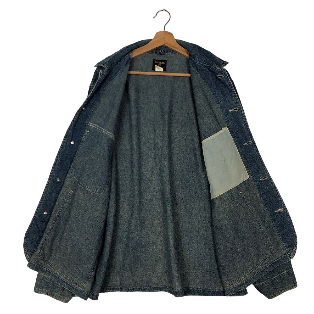 Japanese Brand 🔥90’s Bayleaf Issey Miyake Chore Denim Jacket Japan Size US M / EU 48-50 / 2 - 10 Thumbnail