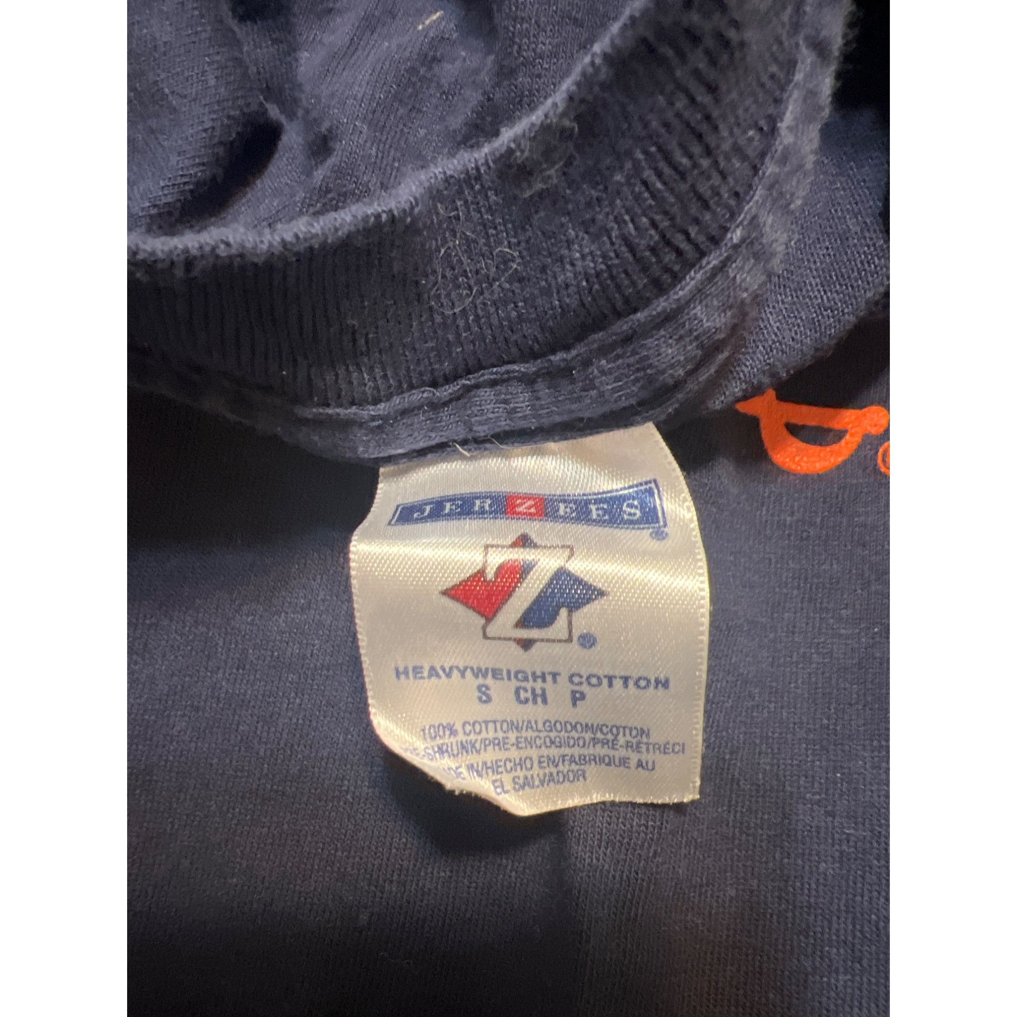 Jerzees University Of Virginia Cavaliers Tee T Shirt Navy Blue Front Size US S / EU 44-46 / 1 - 3 Thumbnail