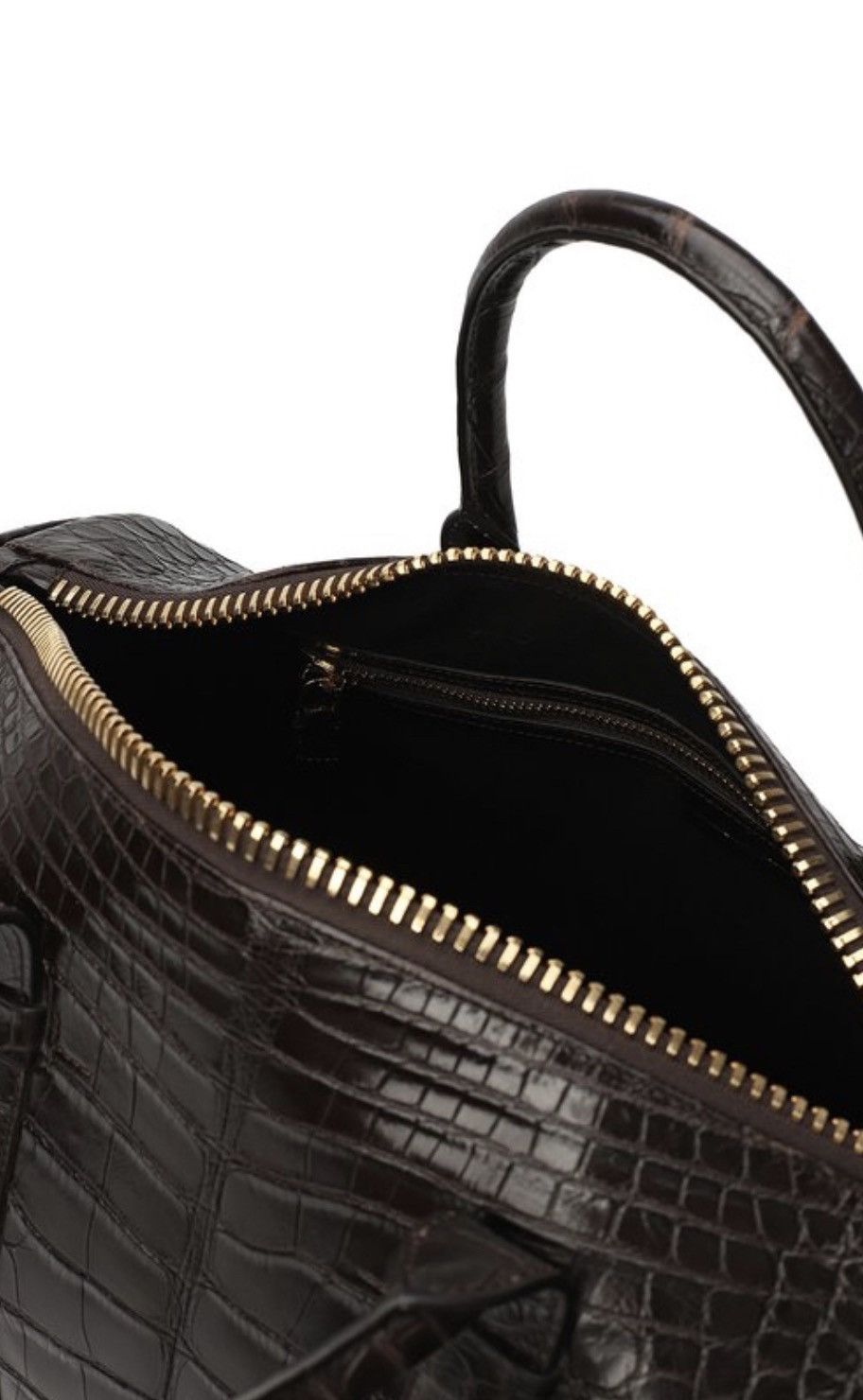 Tom Ford Tom Ford Leather Crocodiles Travel Bag Size ONE SIZE - 7 Thumbnail