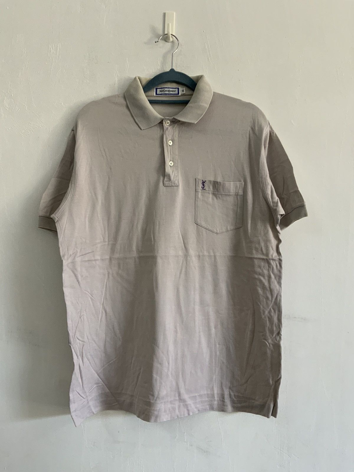 Yves Saint Laurent Vintage Yves Saint Laurent Button Ups Shirt Size US M / EU 48-50 / 2 - 1 Thumbnail
