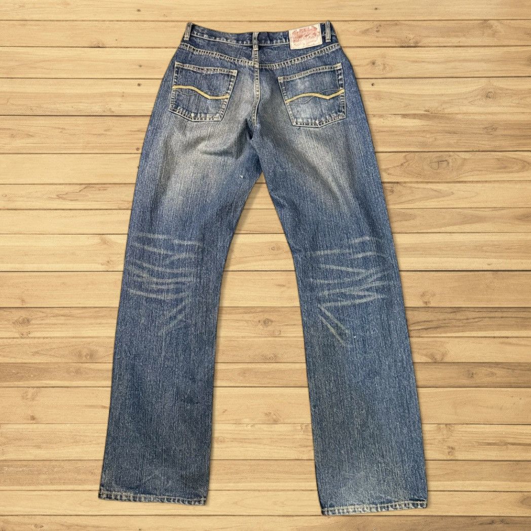 Japanese Brand 🔥🇯🇵 Vintage Bootcut Amore Puro Distressed Denim W30 L33 Size US 30 / EU 46 - 3 Thumbnail