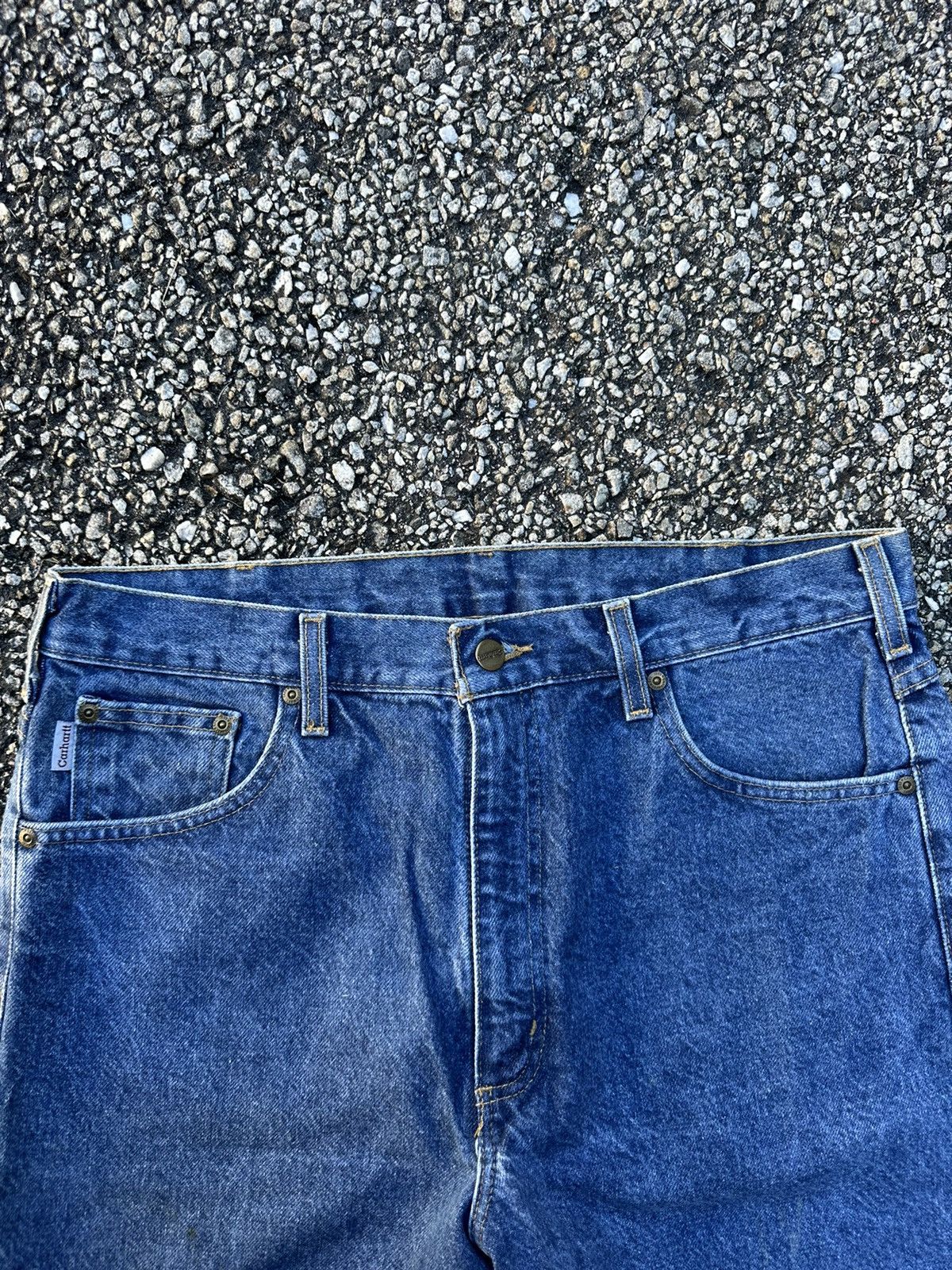 Carhartt Vintage Rare Cargo Carhartt Blue Jeans Size US 36 / EU 52 - 14 Thumbnail