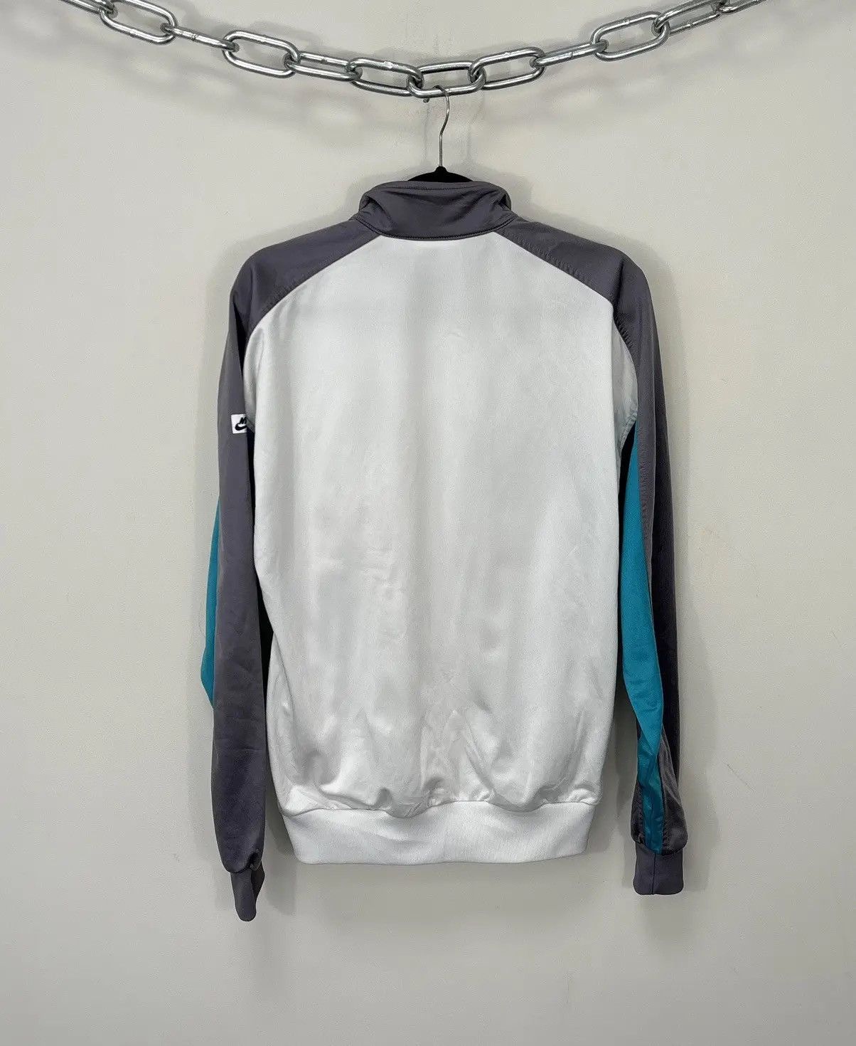 Nike × Vintage Vintage 90s Nike Y2K Retro Hype Full Zip Track Jacket Size US M / EU 48-50 / 2 - 3 Thumbnail
