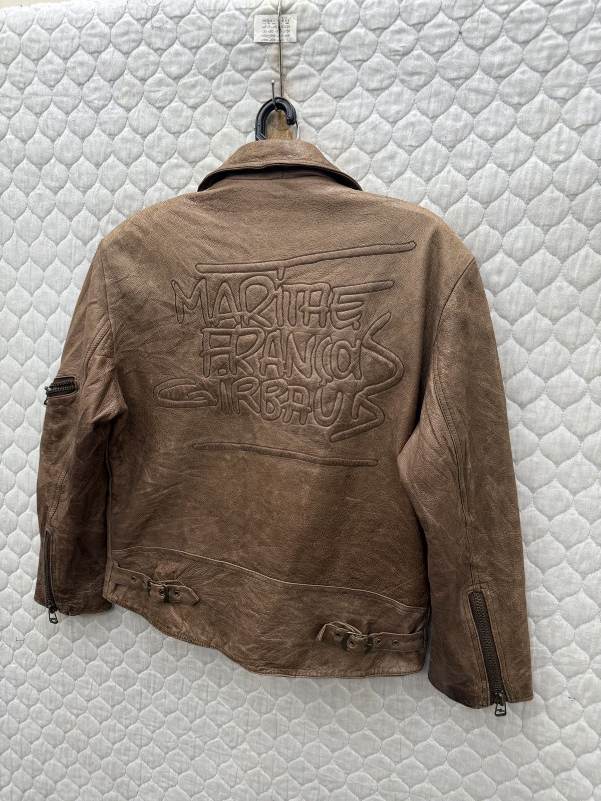 Marithe + Francois Girbaud 🔥🔥🔥ARCHIVE MARITHE FRANCOIS GIRBAUD LEATHER BIKER JACKET Size US M / EU 48-50 / 2 - 3 Thumbnail