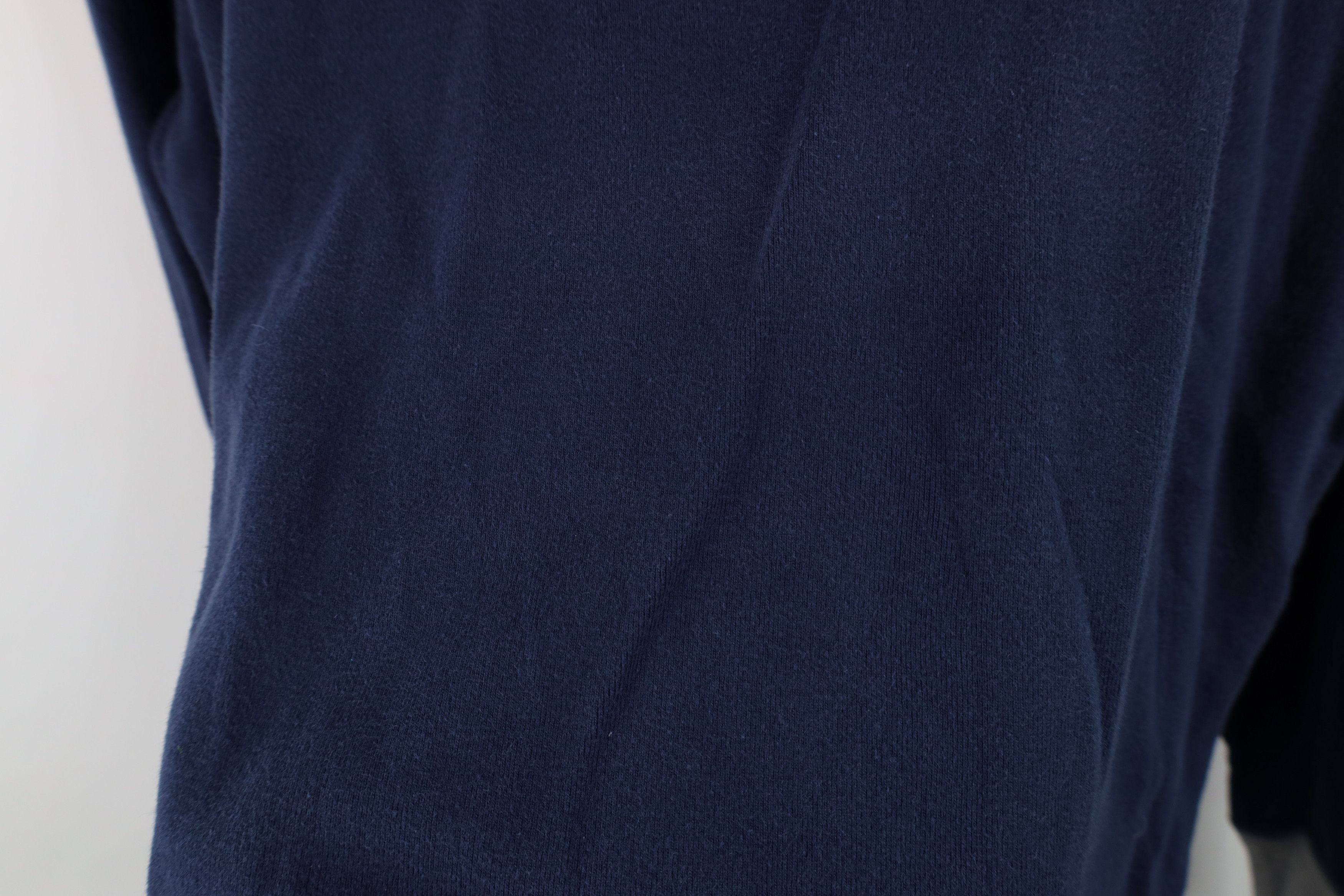 Tommy Hilfiger Vintage 90s Tommy Hilfiger Ribbed Knit Half Zip T-Shirt Size M / US 6-8 / IT 42-44 - 8 Thumbnail