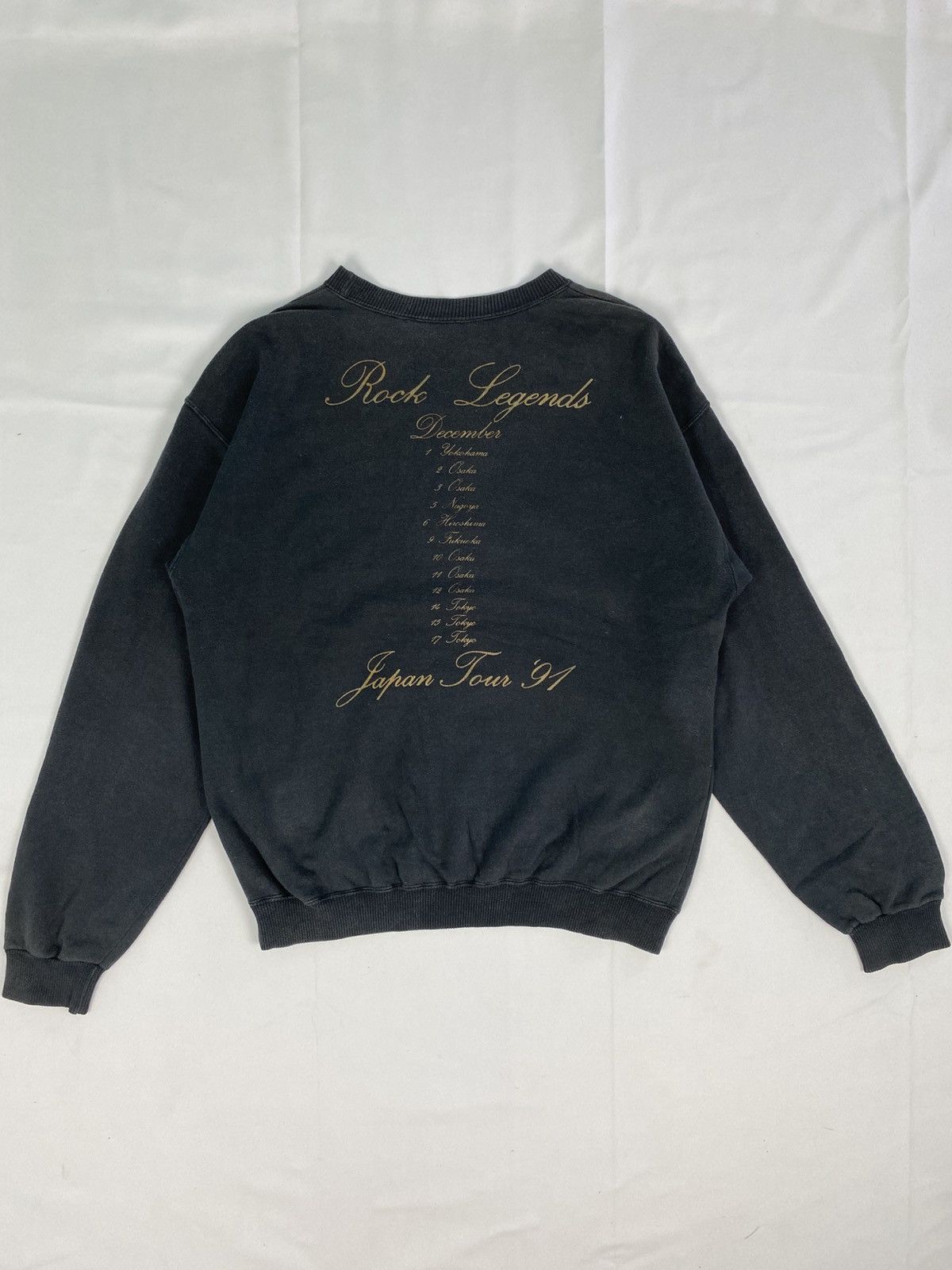 Vintage Vtg Eric Clapton Japan Tour sweatshirt Size US M / EU 48-50 / 2 - 5 Thumbnail