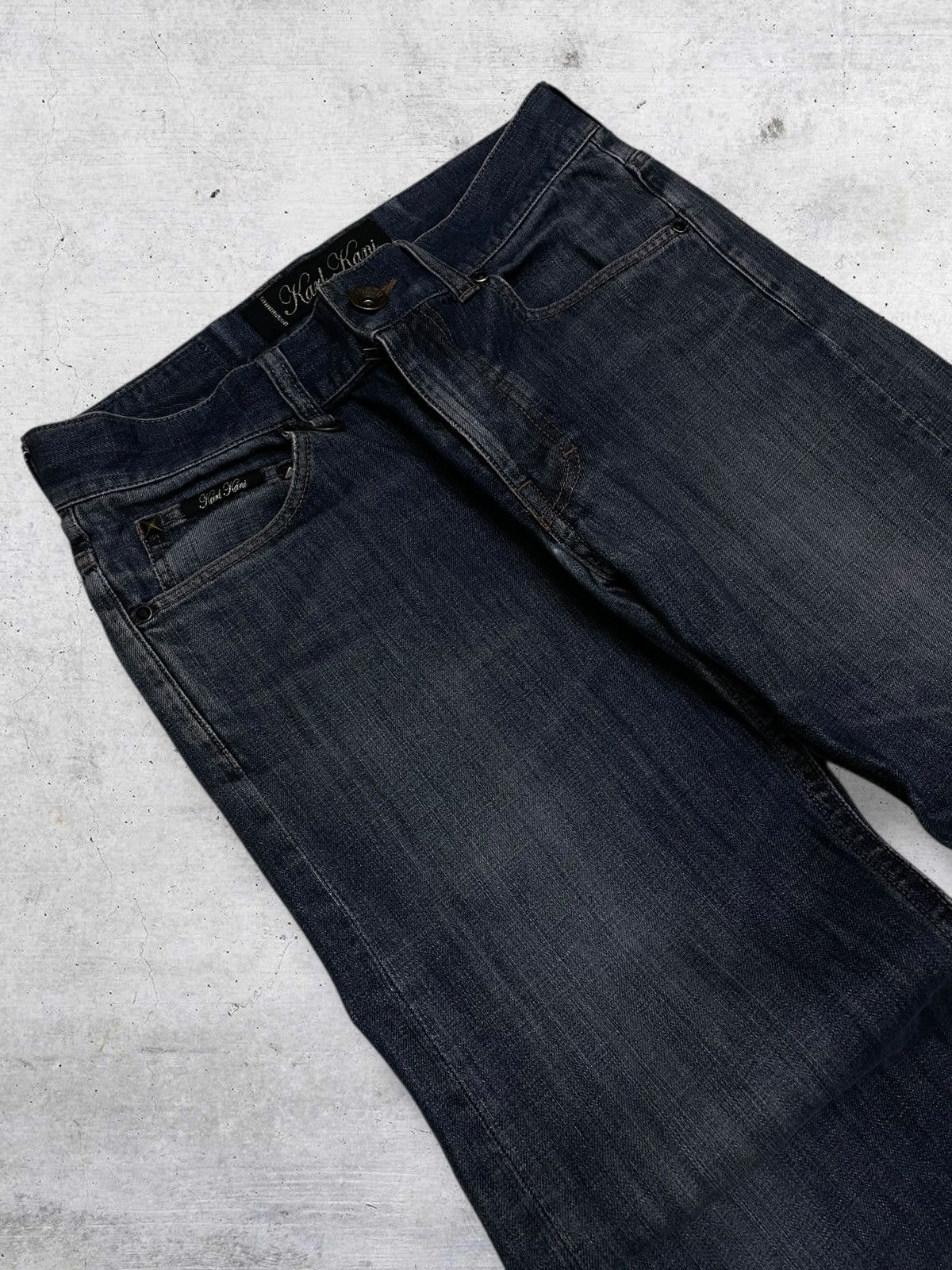 Karl Kani VINTAGE KARL KANI 90S OG DESIGNER STREETWEAR INDIGO DENIM Size US 33 - 7 Thumbnail