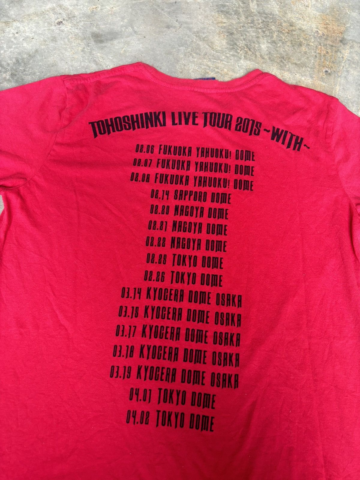 Hysteric Glamour Y2k Tohoshinki Live tour 2015 Tshirt Size US M / EU 48-50 / 2 - 3 Thumbnail