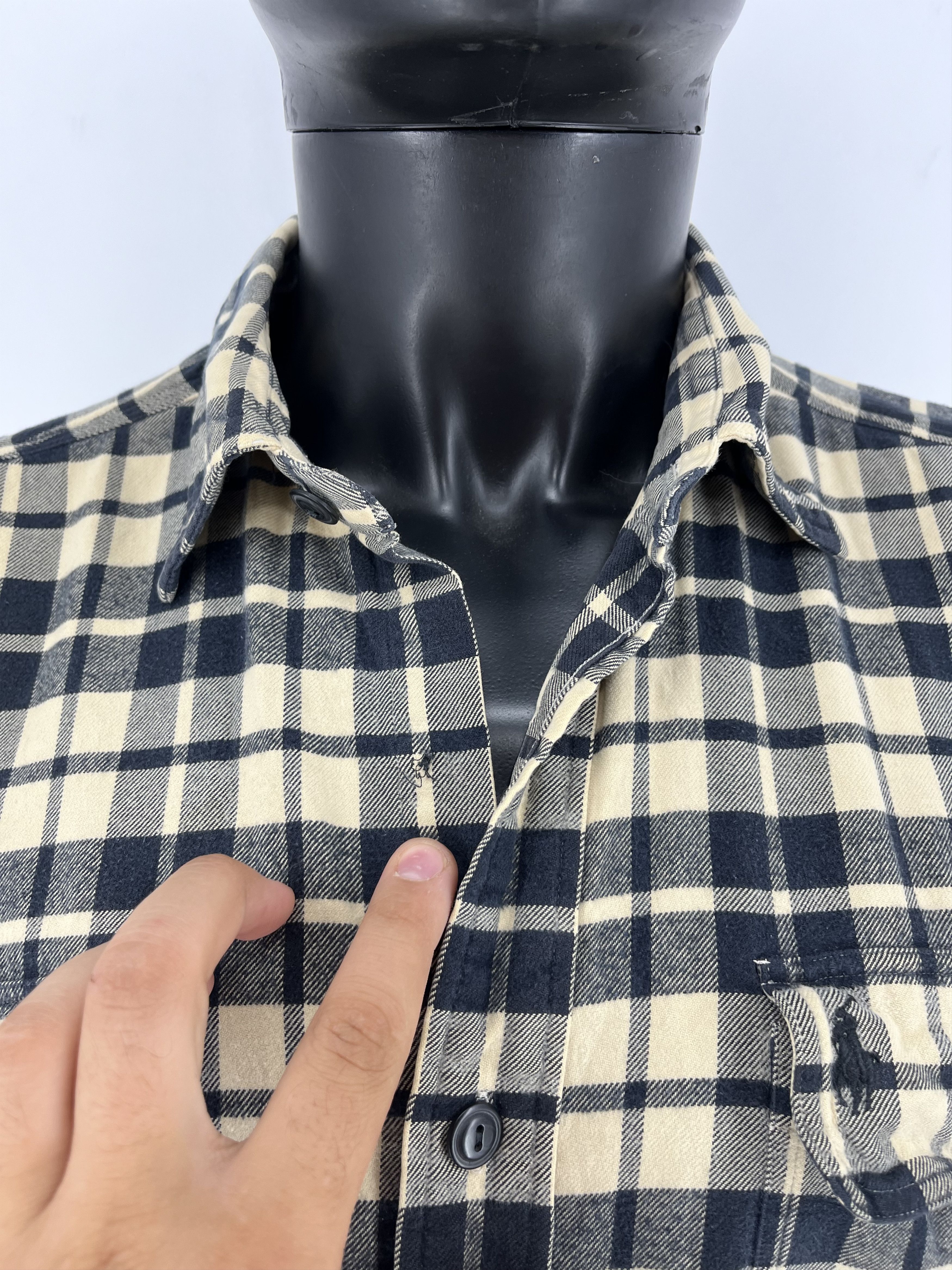 Polo Ralph Lauren × Ralph Lauren Vintage Flannel Polo Raplh Lauren Plaid Shirt Travis style Size US L / EU 52-54 / 3 - 6 Thumbnail