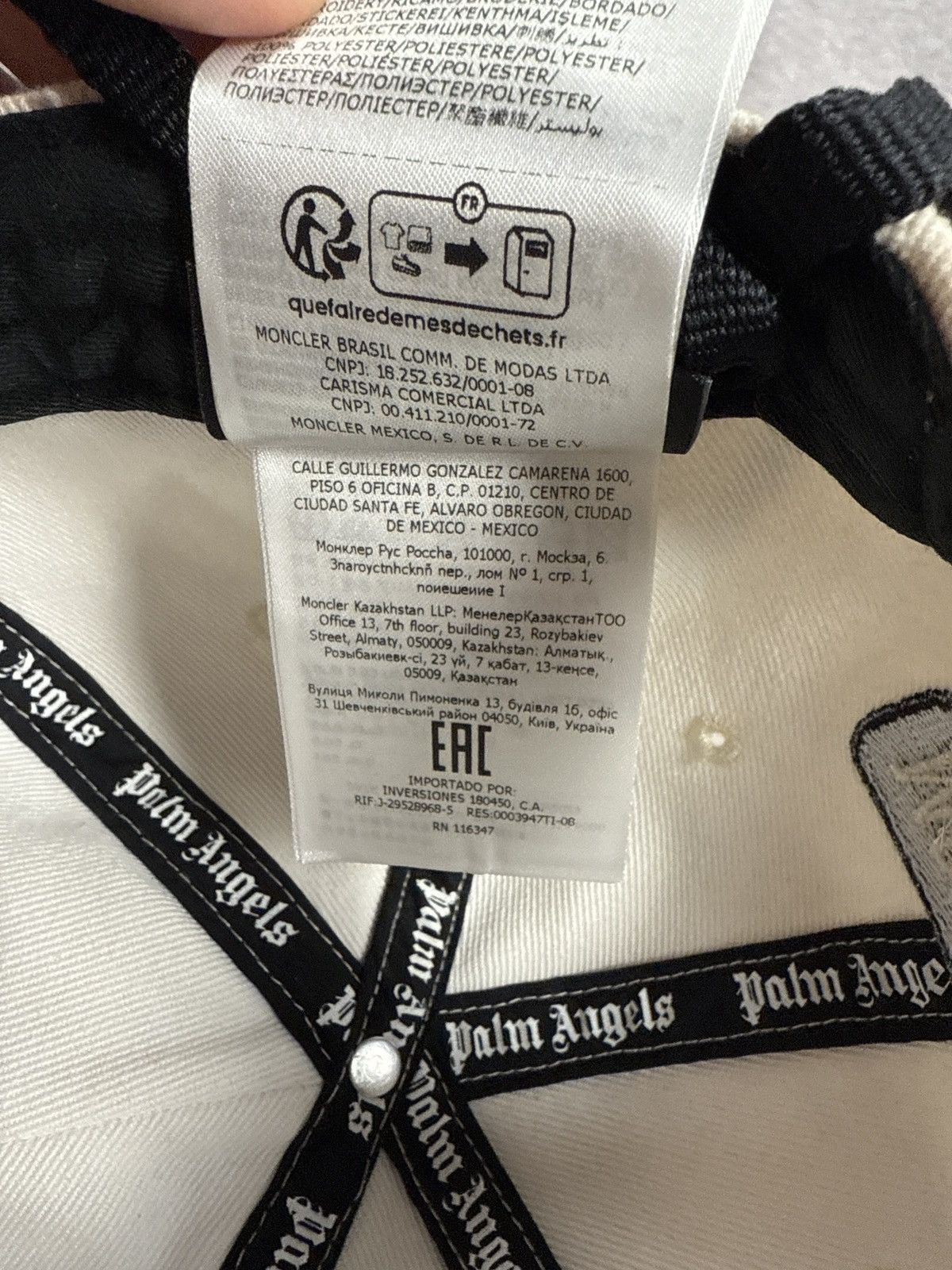 Moncler × Palm Angels Moncler x Palm Angels distressed cap Size ONE SIZE - 13 Thumbnail