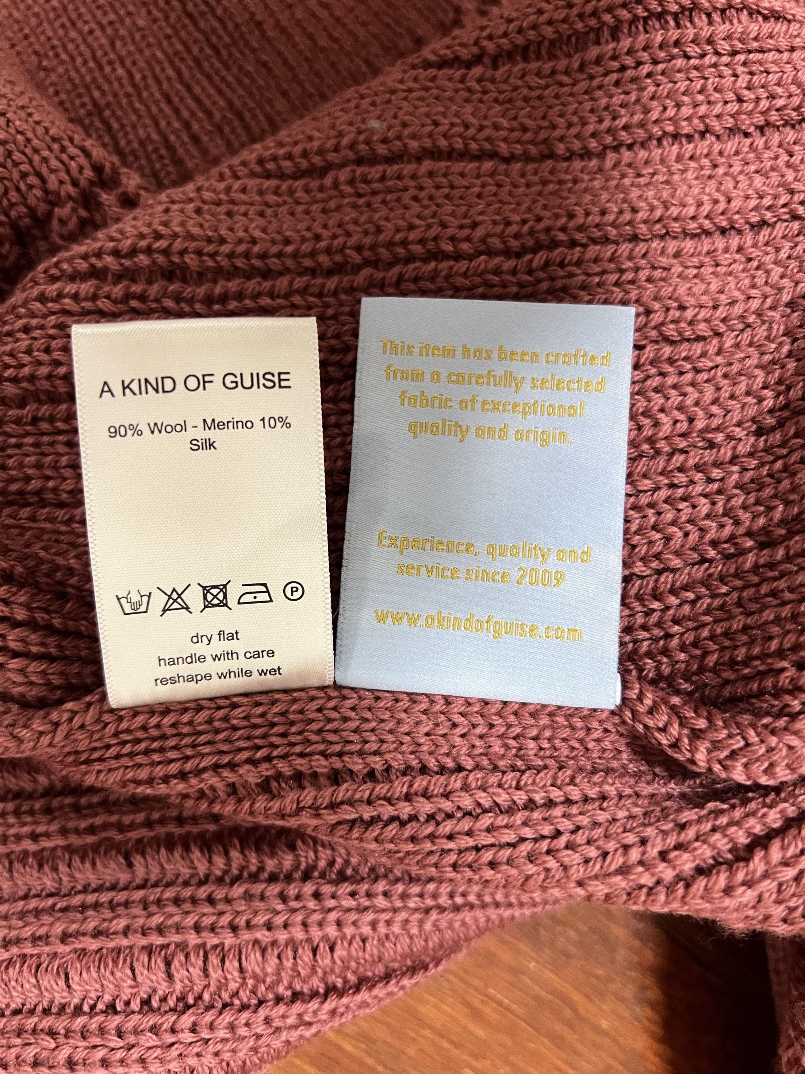 A Kind Of Guise 💚 SS24 A Kind Of Guise Saimir Knit Sweater Roze Large NEW Size US L / EU 52-54 / 3 - 14 Thumbnail