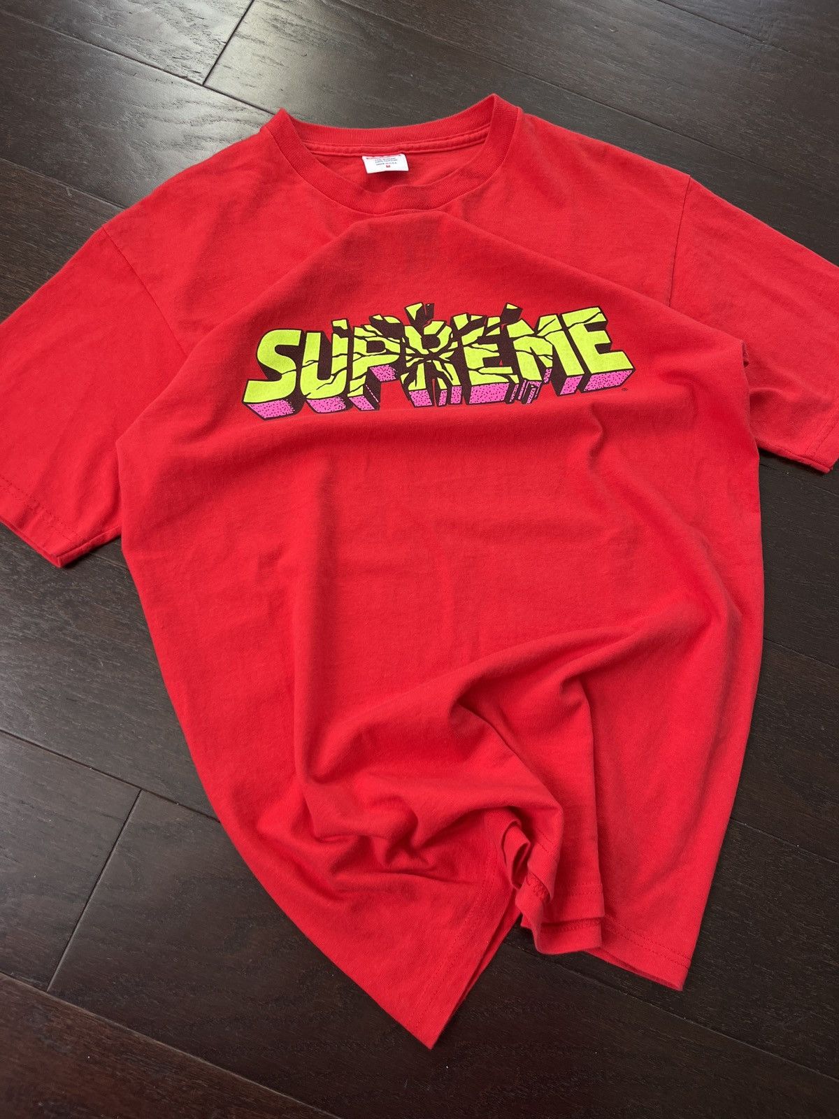 Supreme Rare Supreme hulk Smash Tee FW08 M Size US M / EU 48-50 / 2 - 2 Thumbnail