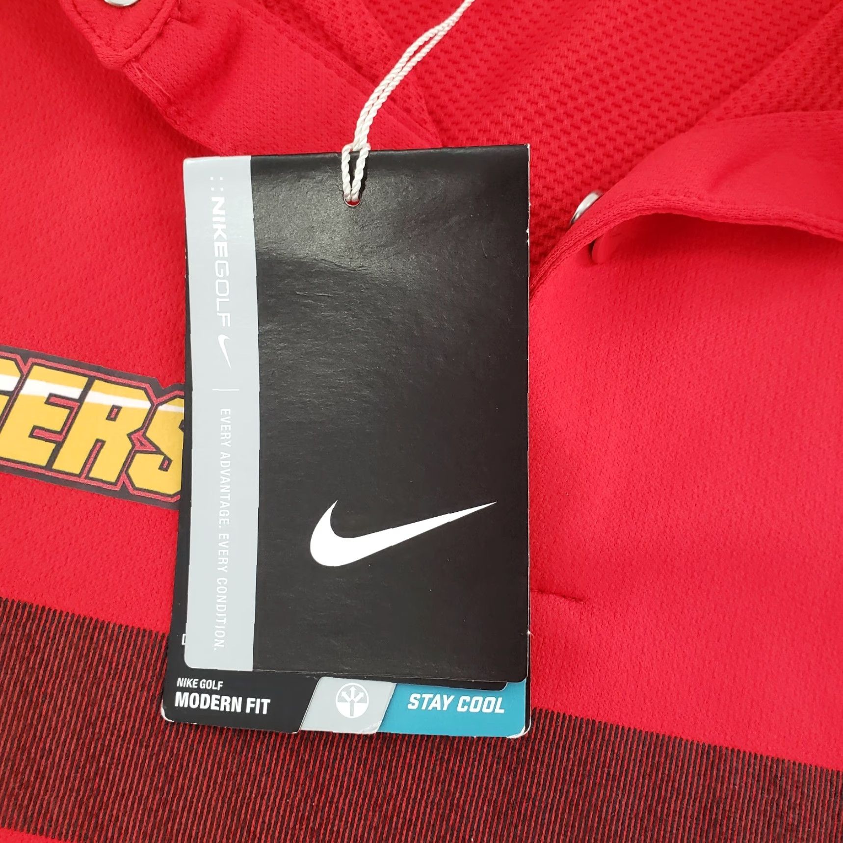 Nike Nike Golf Polo Shirt Adult Medium Red Logo Chargers Nike Size US M / EU 48-50 / 2 - 6 Thumbnail