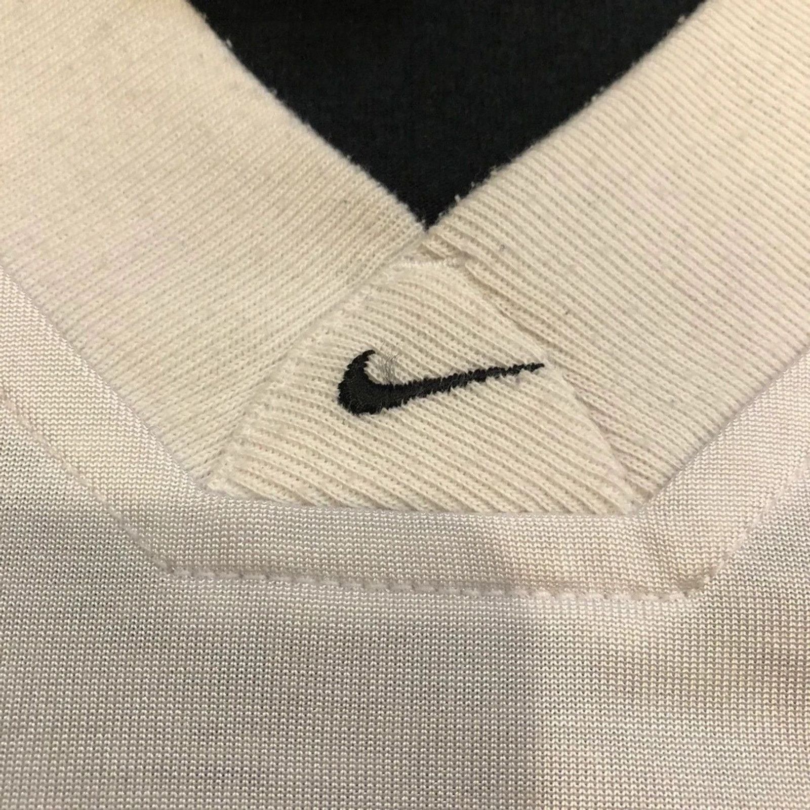 Nike × Vintage Vintage 90s Nike Center Swoosh Athletic Tee Size US M / EU 48-50 / 2 - 2 Thumbnail