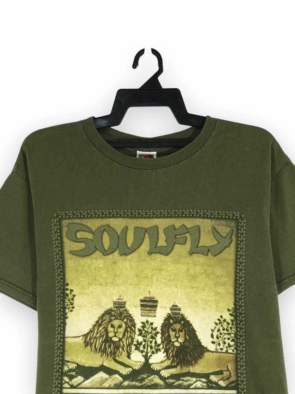 Band Tees × Vintage vintage Soulfly band rock heavy metal Size US M / EU 48-50 / 2 - 2 Thumbnail
