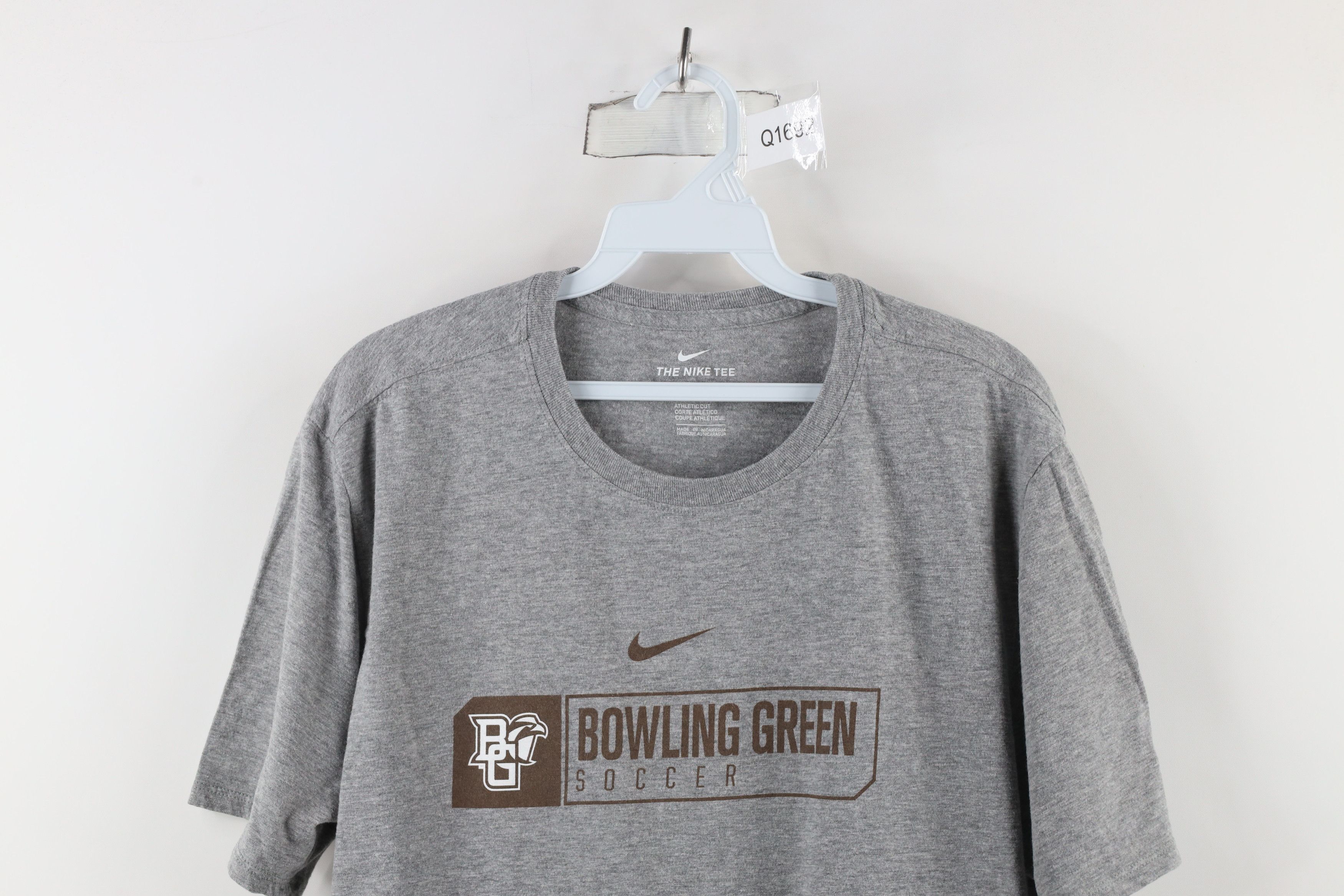 Nike × Vintage Nike Bowling Green State University Soccer T-Shirt Gray Size US L / EU 52-54 / 3 - 2 Thumbnail