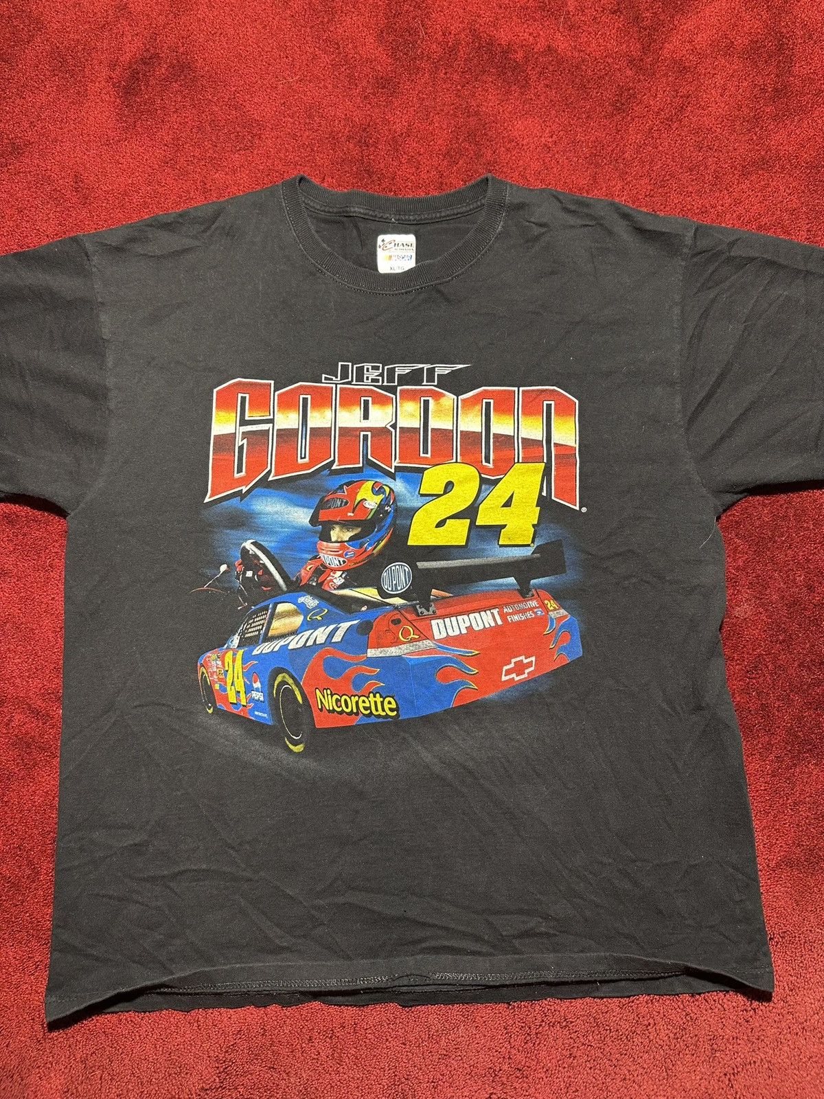 NASCAR × Vintage Vintage Jeff Gordan Graphic T-Shirt Black size XL NASCAR Size US XL / EU 56 / 4 - 1 Thumbnail