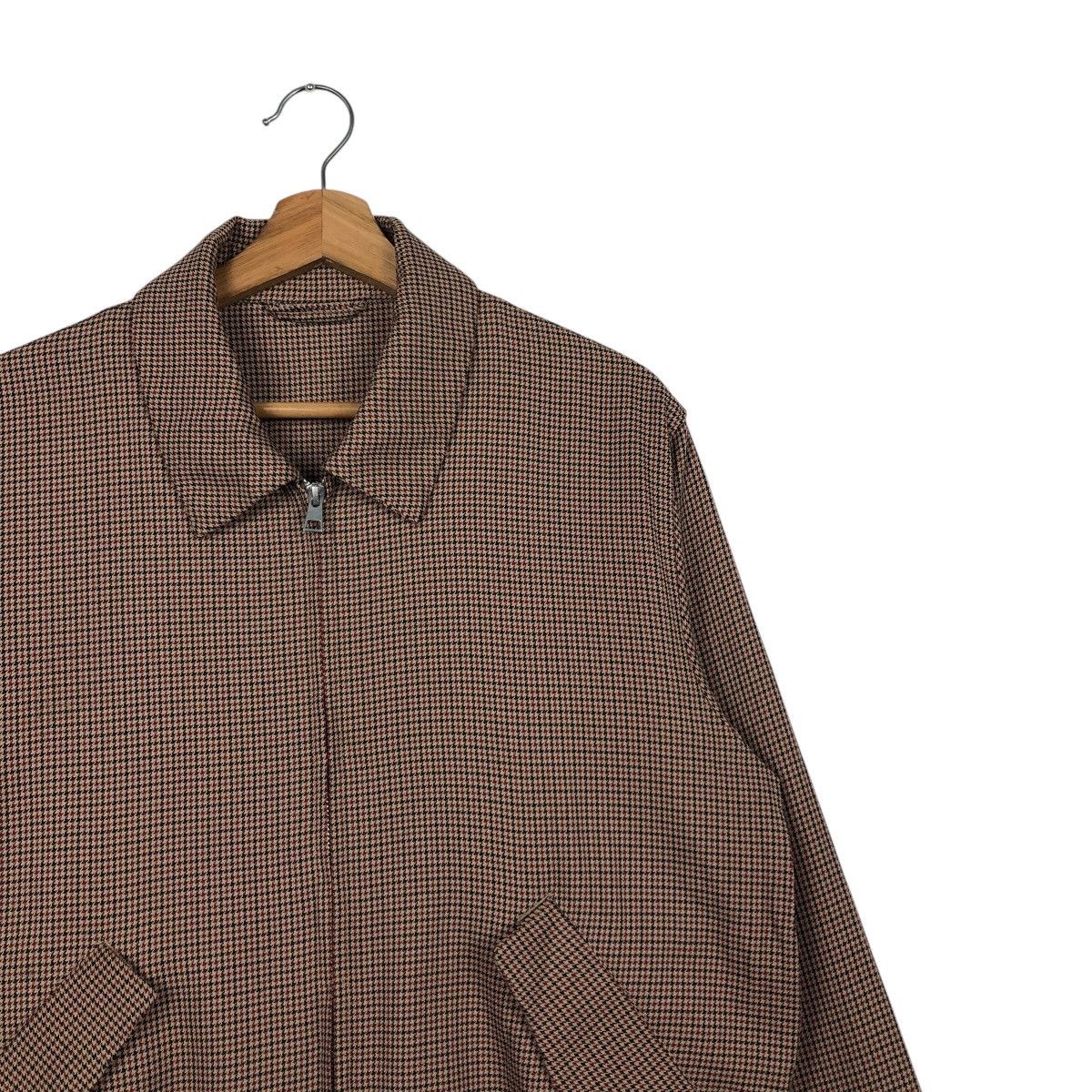 Japanese Brand × Vintage 📌Vintage Bomber Jacket Global Work Tartan Issey Miyake Size US M / EU 48-50 / 2 - 7 Thumbnail