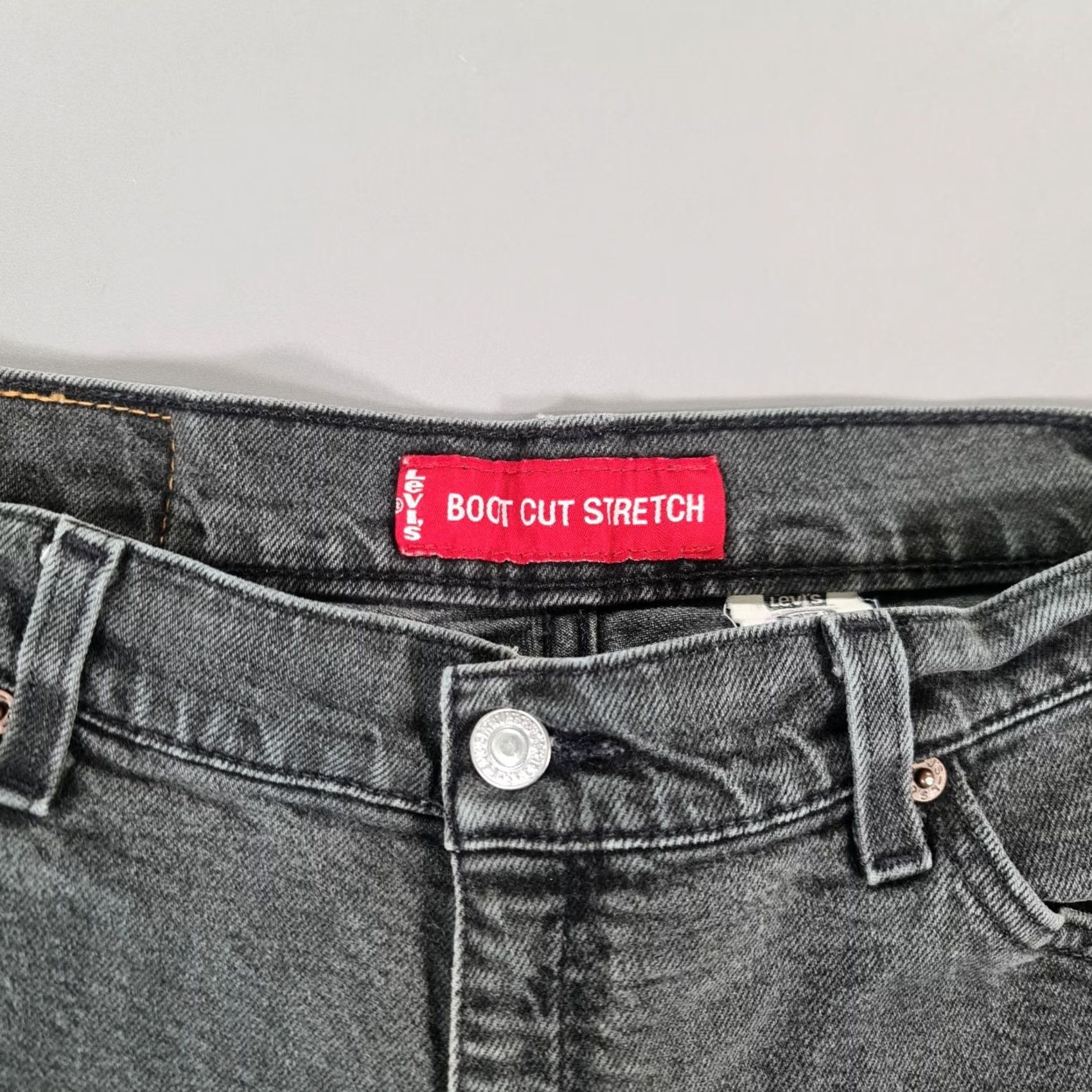 Levi's Levi's Jeans 517 Womens Grey W30 L31 Mid Rise Bootcut Stretch Denim 90s Vintage City Modern 5-Pocket Mens Womens Girls Size 30" / US 8 / IT 44 - 3 Thumbnail