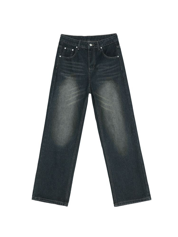 Japanese Brand × Jean Retro washed loose casual wide leg jeans Size US 32 / EU 48 - 5 Thumbnail