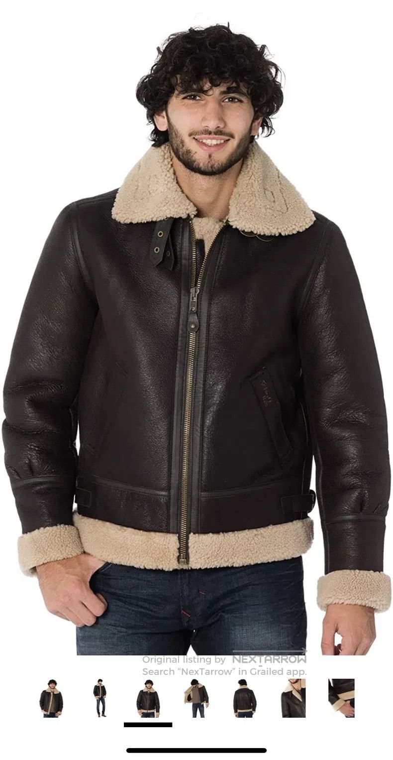Schott Schott Leather coat Size US L / EU 52-54 / 3 - 6 Thumbnail