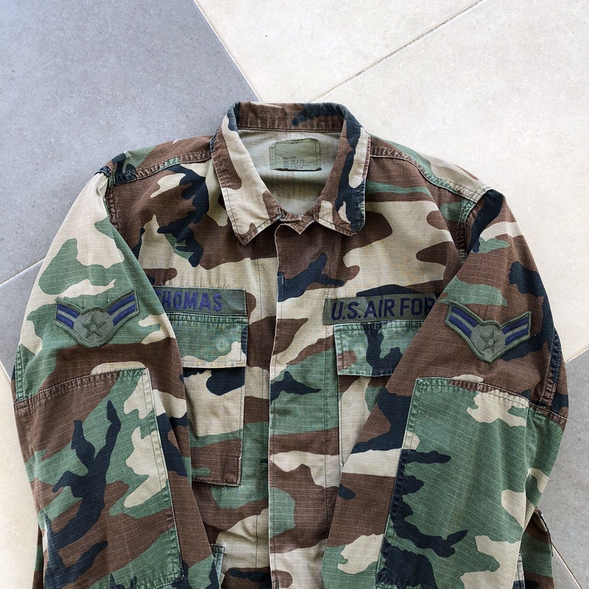 Vintage Vintage Army Combat Camouflage Jacket Size US S / EU 44-46 / 1 - 5 Thumbnail