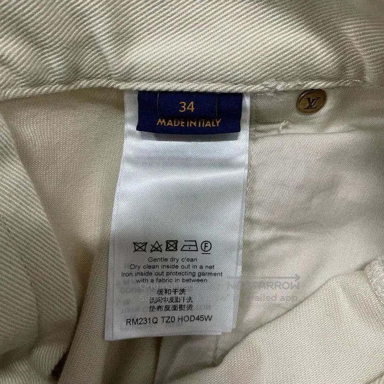 Louis Vuitton Louis Vuitton Embossed Patchwork Lumber Pants. Size US 34 / EU 50 - 6 Thumbnail