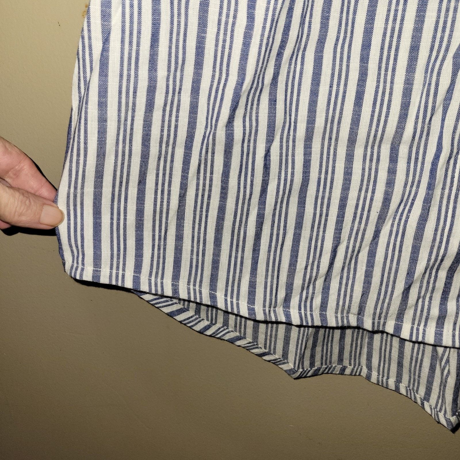 & Other Stories JAPNA Blue White Striped Cotton Button Front Dress Small Size S / US 4 / IT 40 - 4 Thumbnail